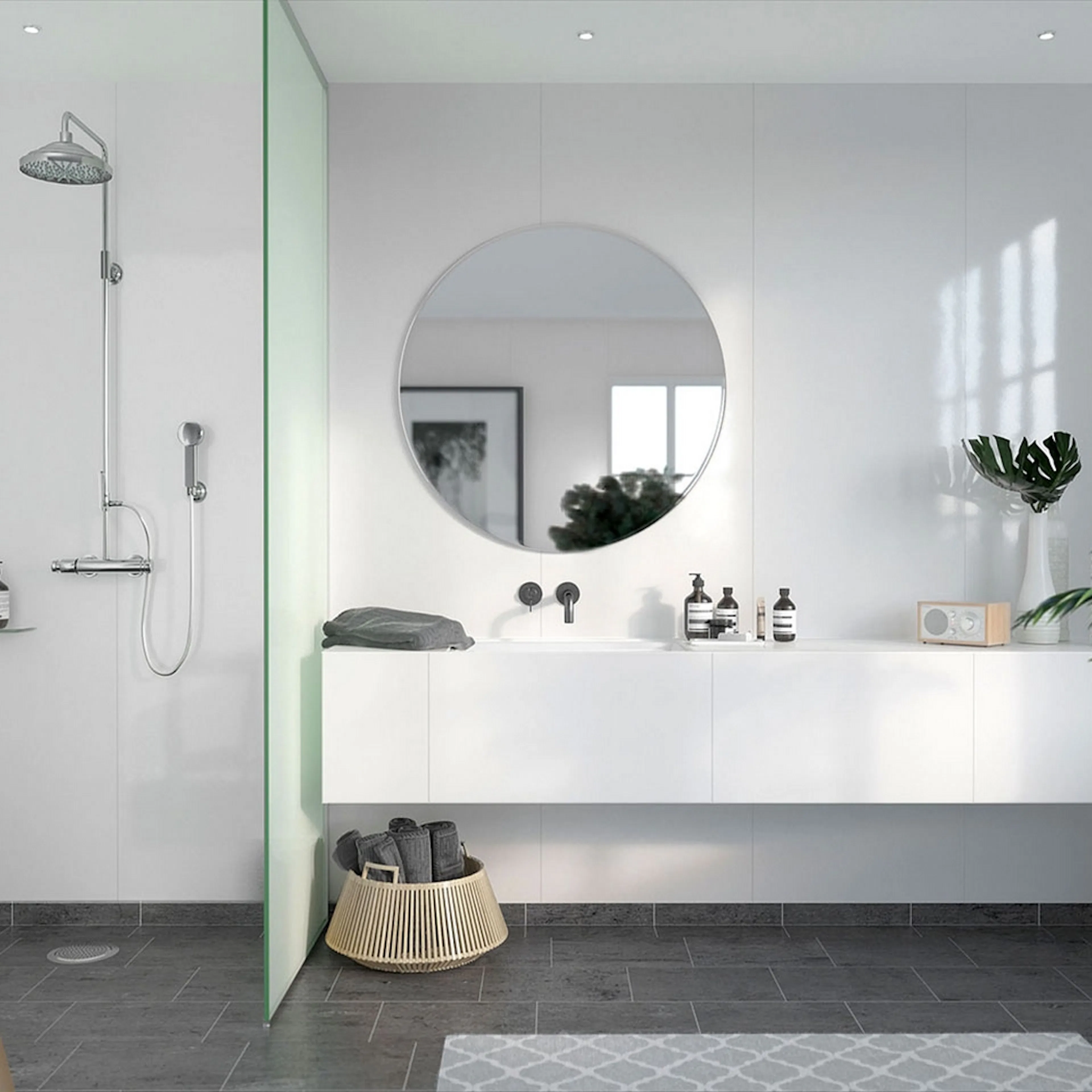 Baderomspanel Fibo 5091 M10 Athen White