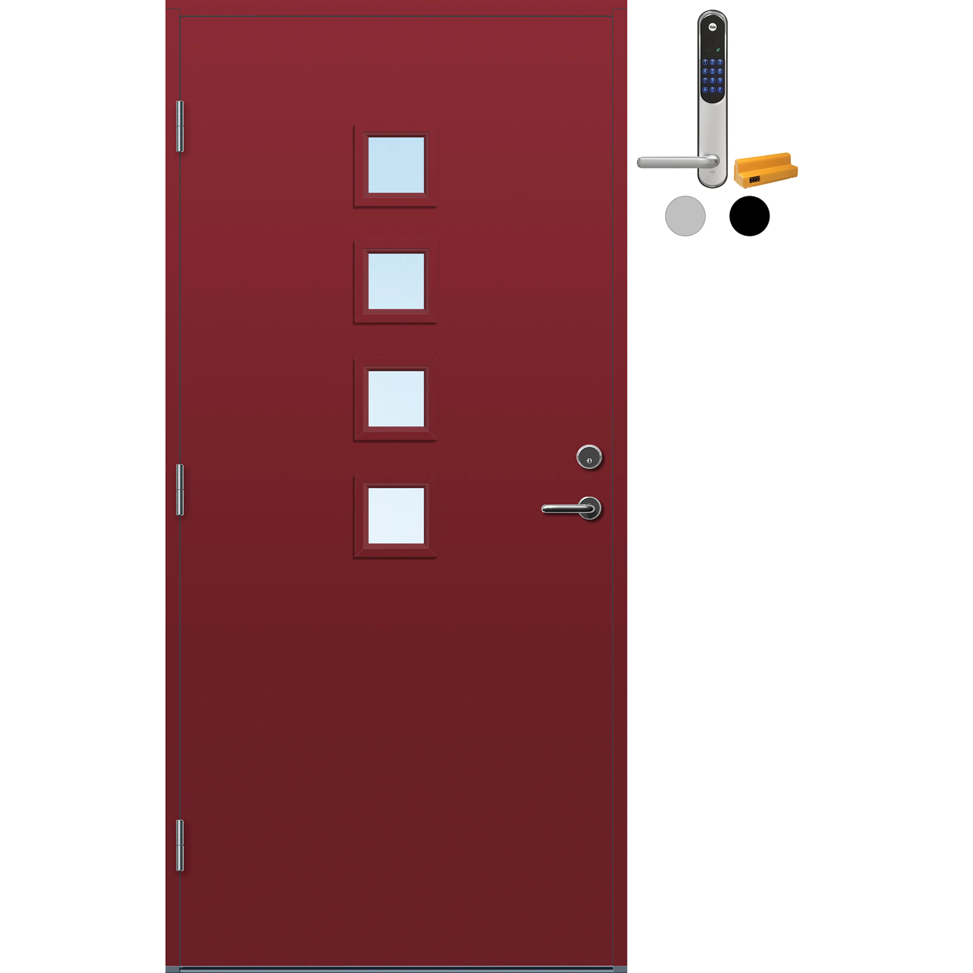 NCS S-4050-R, Mørk Rød