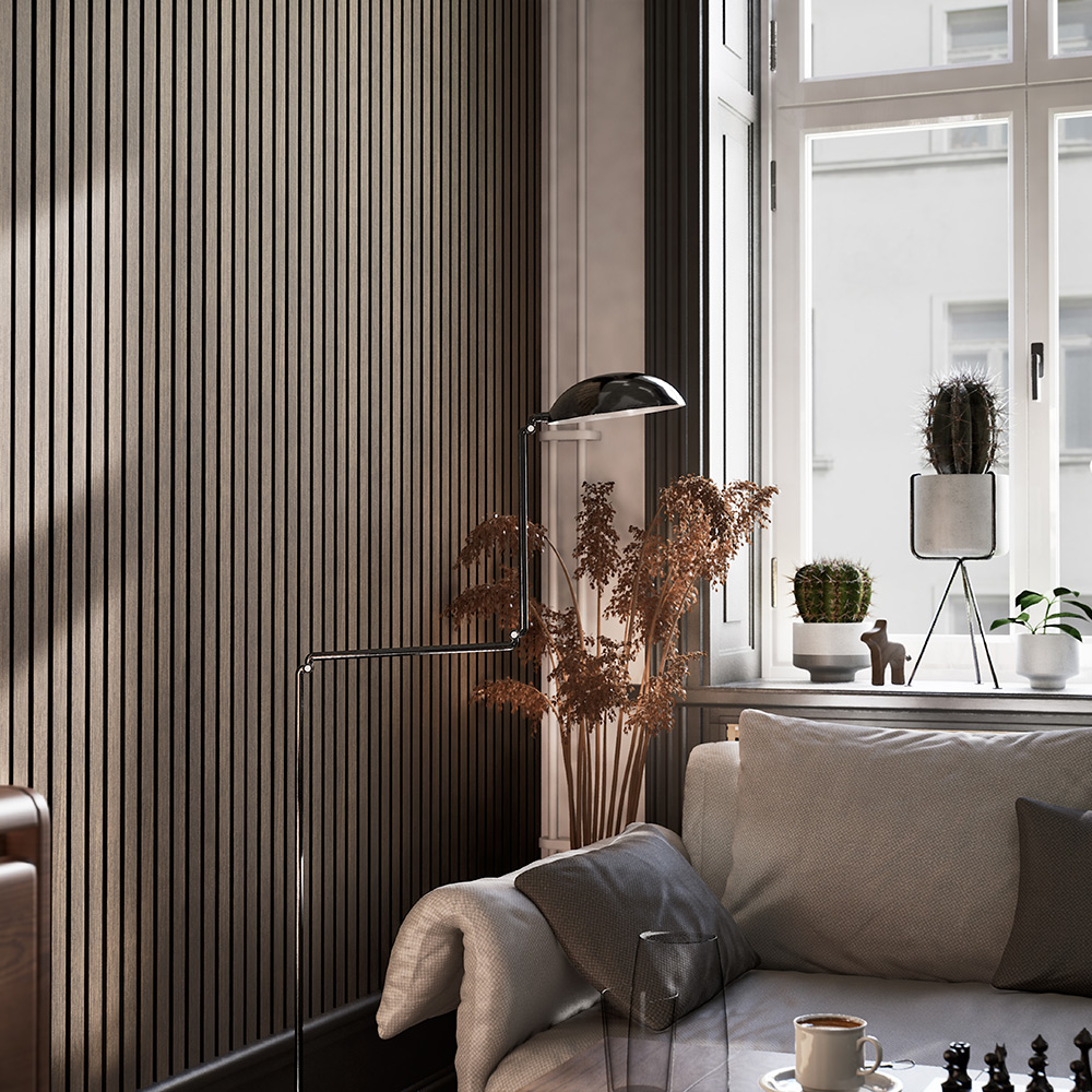 Akustikkpanel Lundbergs 2780x615x20 mm 14 Lameller