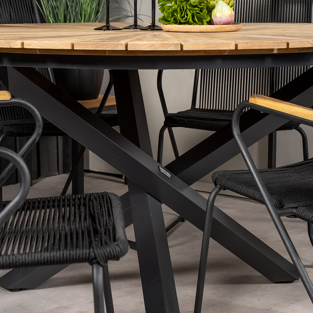 Spisegruppe Venture Home Mexico med 6 Bois Stoler