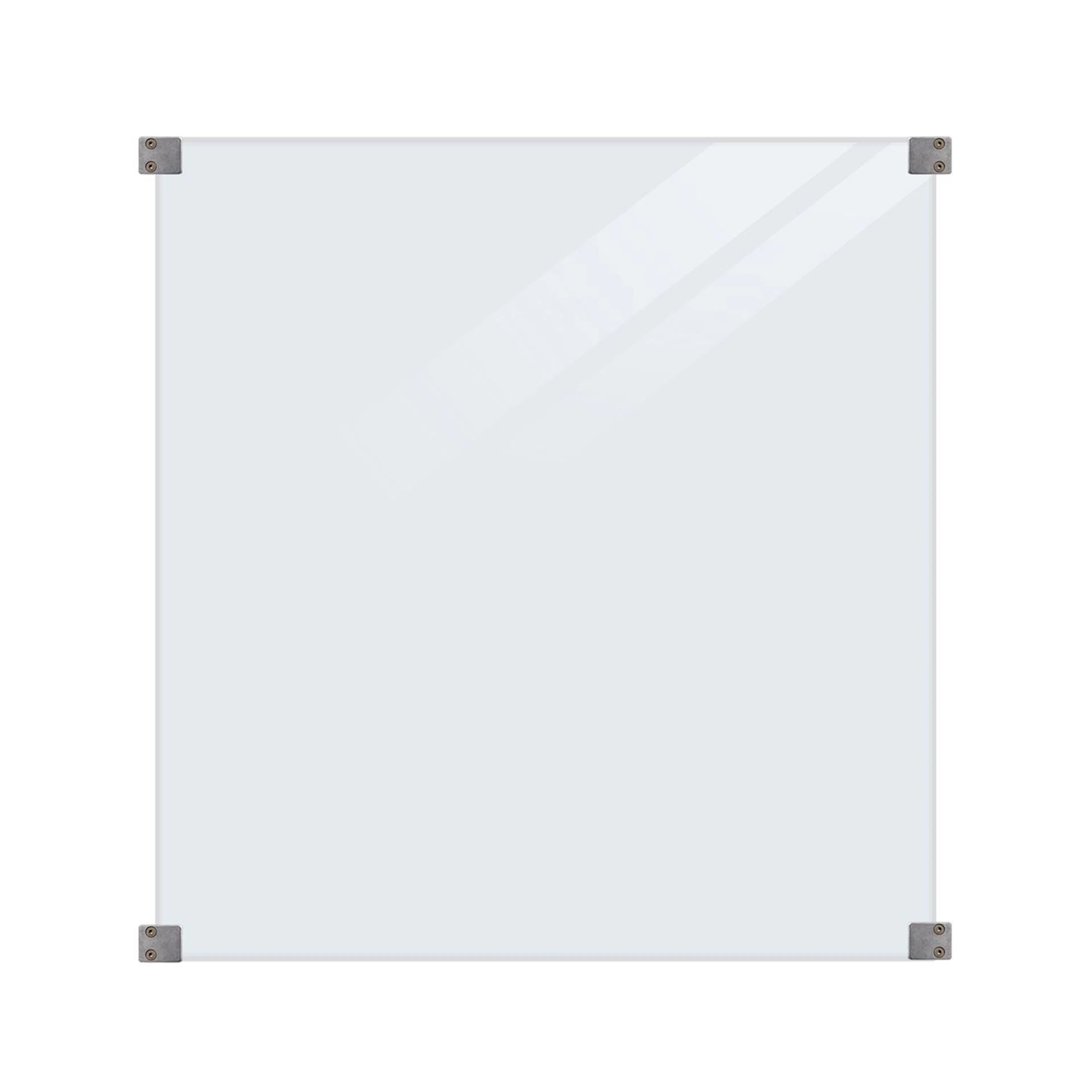 Glassrekkverk PLUS Frostet 90x91 Inkl 4 stk Beslag