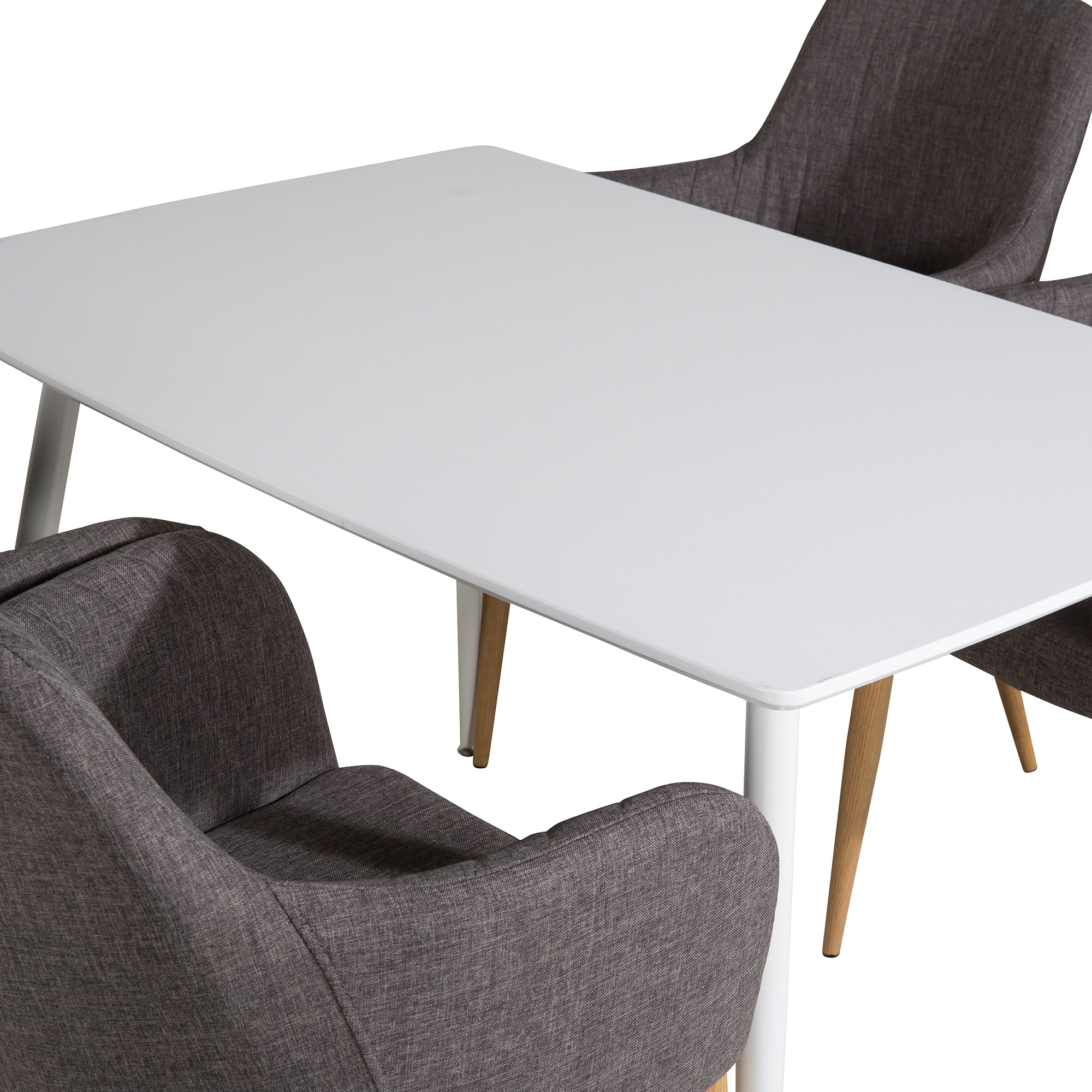 Spisegruppe Venture Home Pobbie med 4 Corina Stoler