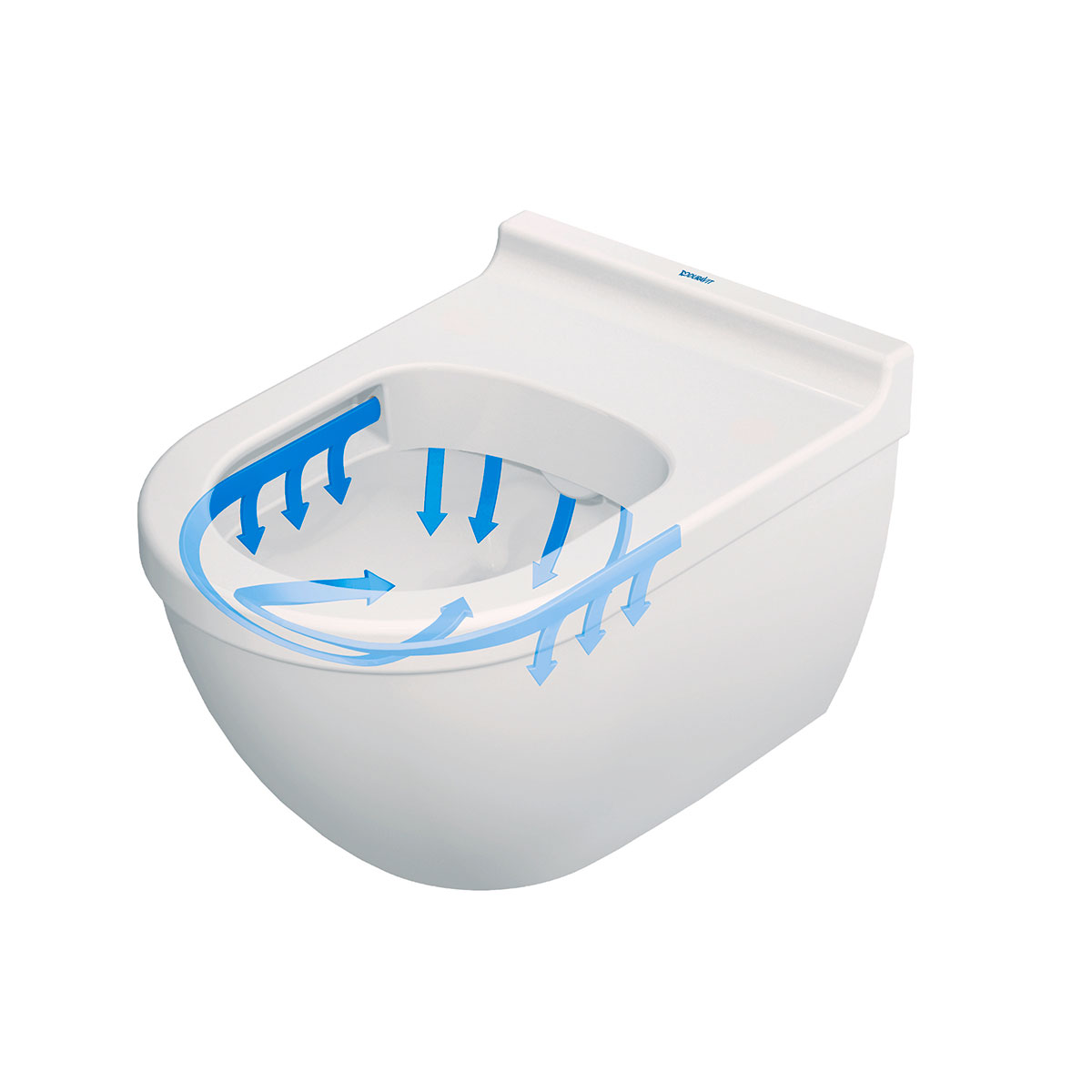 Vegghengt Toalett Duravit Starck 3 Rimless med Toalettsete