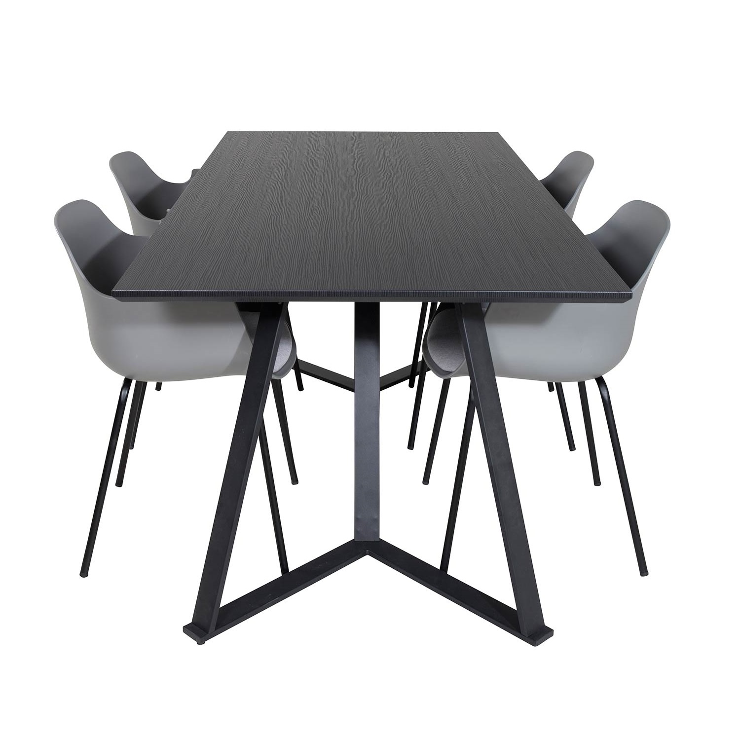 Spisegruppe Venture Home Madde med 4 Colombine Stoler