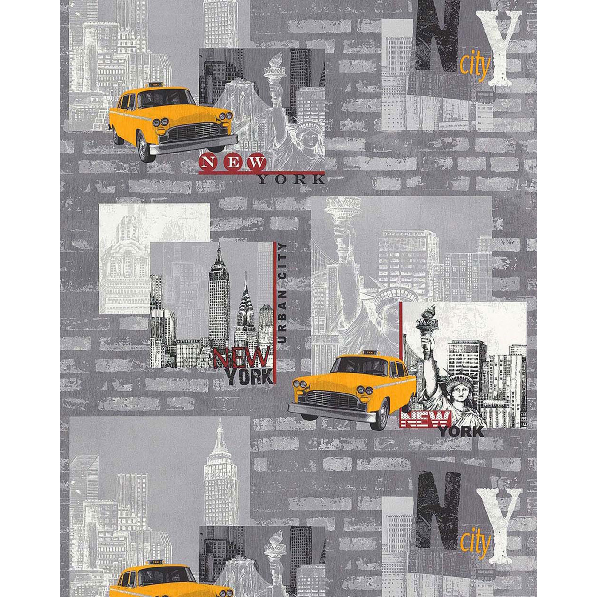 Tapet Lut&eacute;ce Motif Taxi Jaune 12102002
