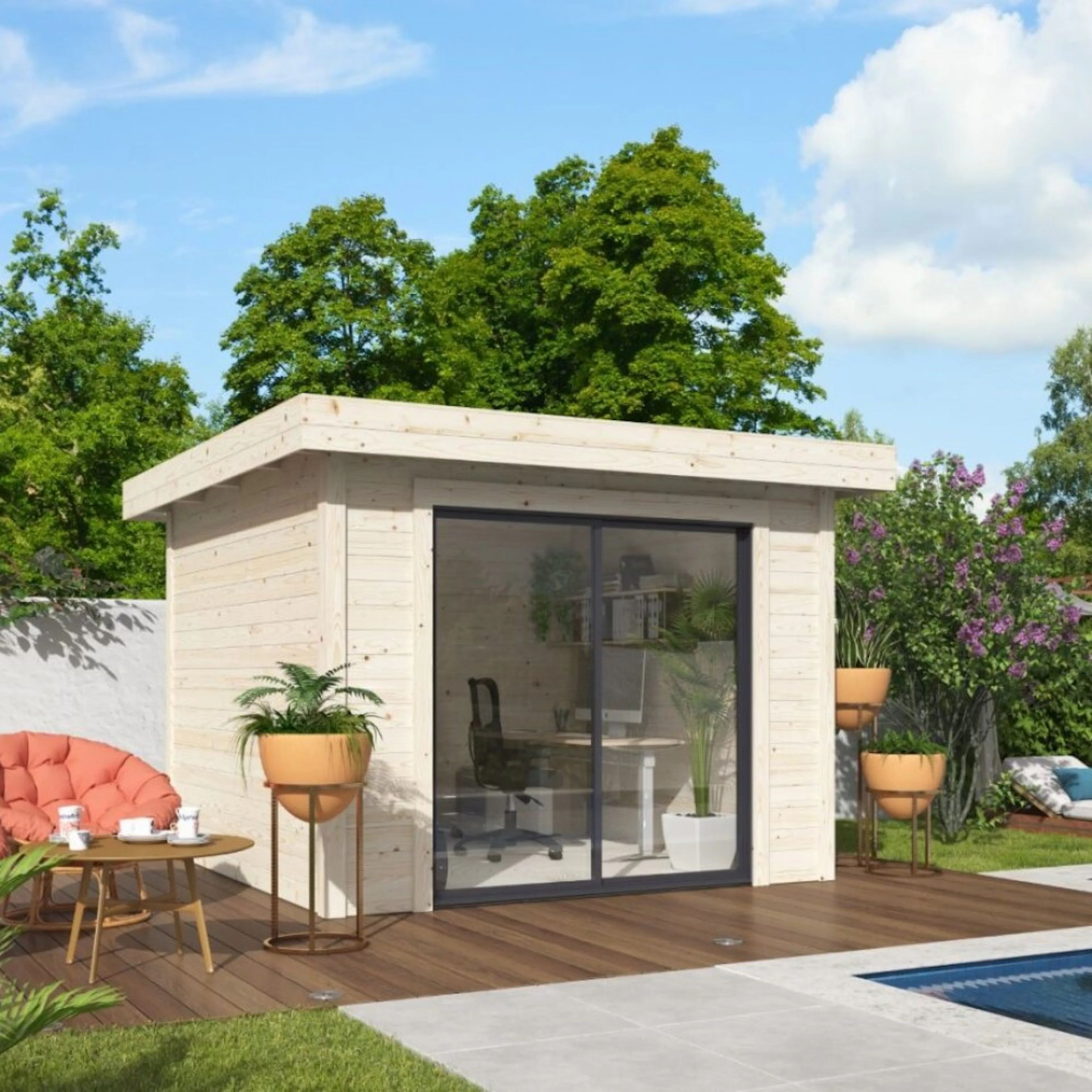 Hagestue Palmako Lydia 8,0 m2 Slide