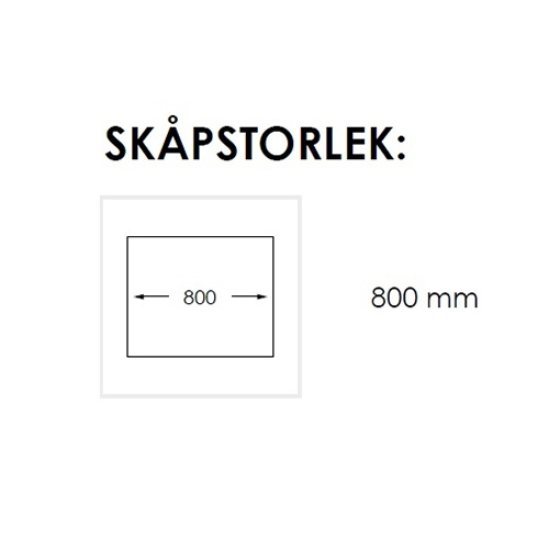 Kjøkkenvask Nordic Tech Zirkon 80 K