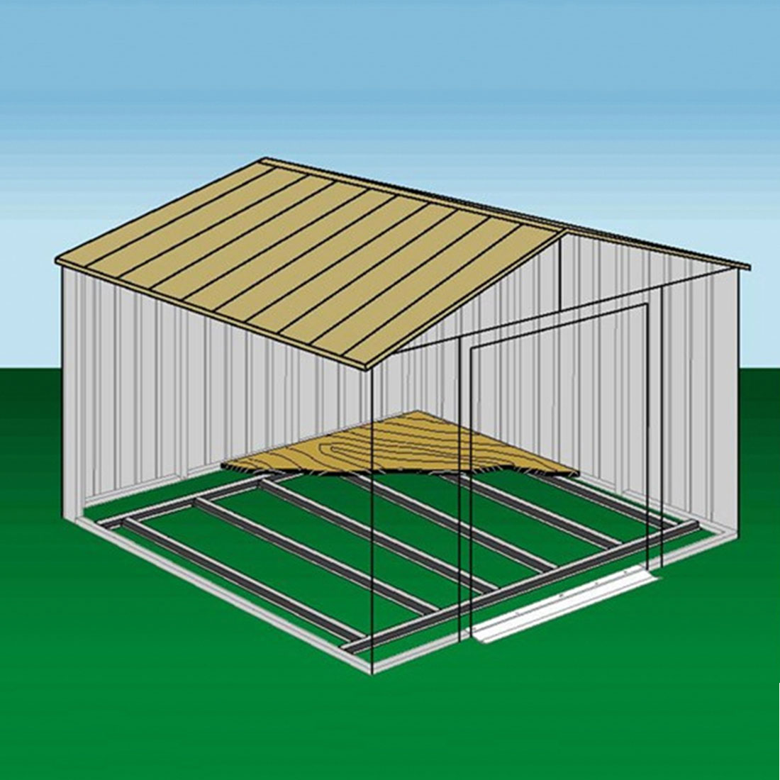 Gulvbjelkesett Gop Trenton 5 og 7 m2