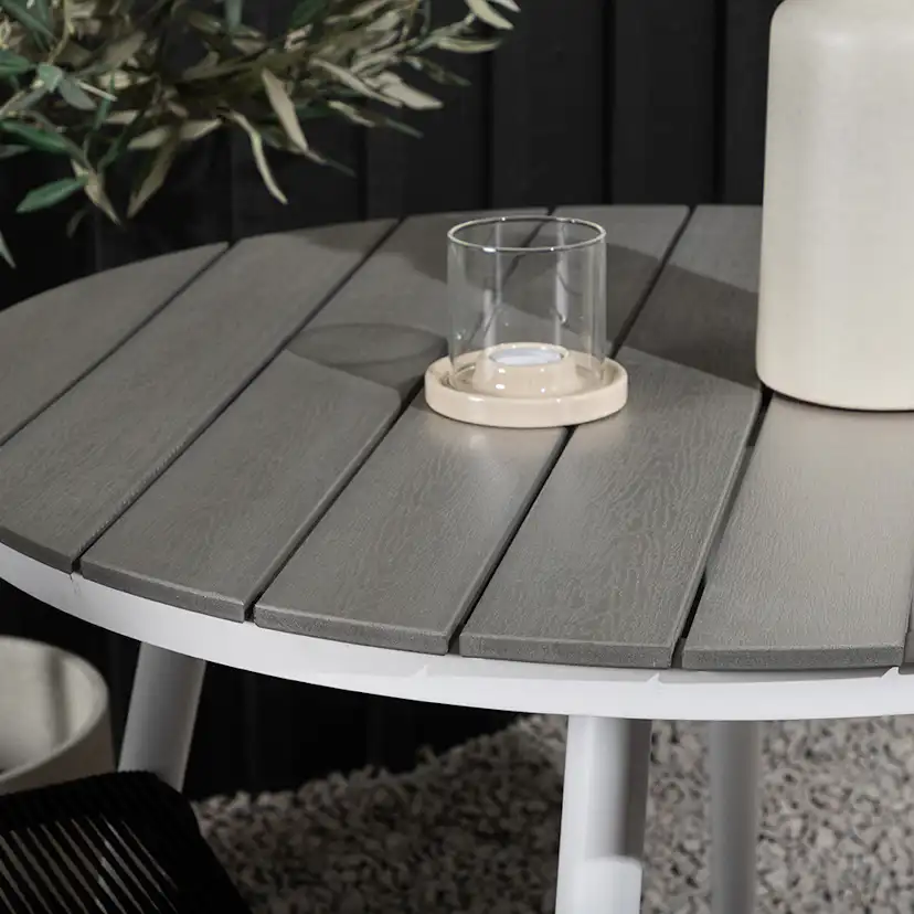 Cafégruppe Venture Home Break Ø90 cm med 2 Lindos Stoler