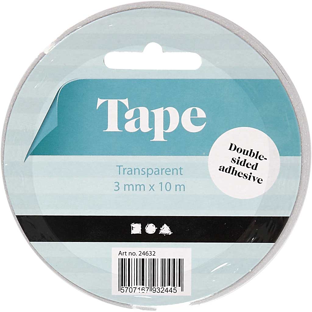 Teip Creativ Company Dobbelsidig 10 m/1 Rull