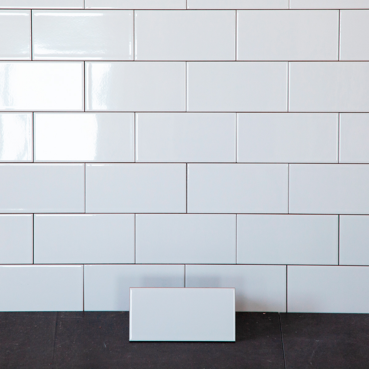 Flis Arredo Color Hvit Blank 10x20 cm