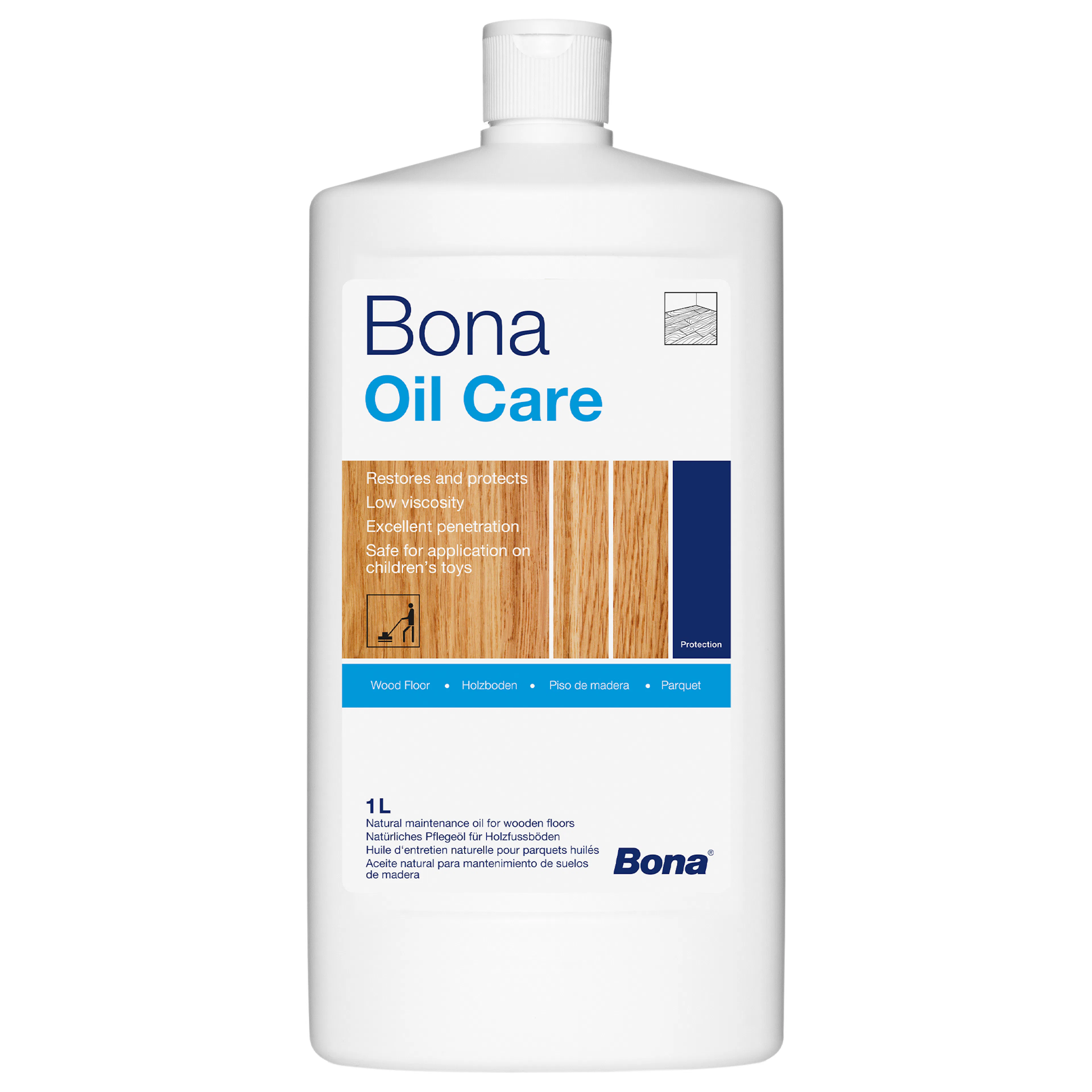 Träolja Bona Oil Care W Neutral Underhållsolja 1 Liter