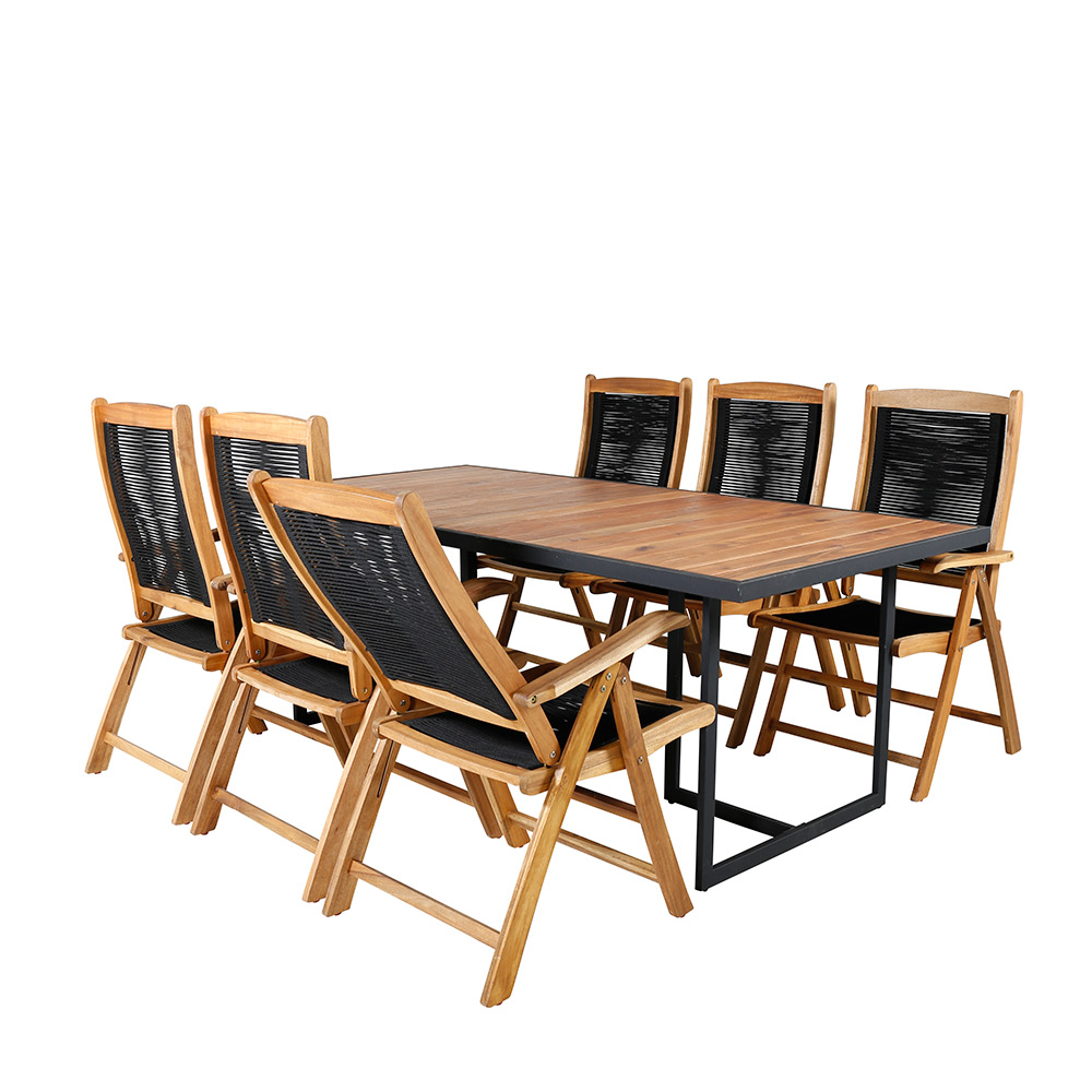 Spisegruppe Venture Home King med 6 Peder Spisestoler