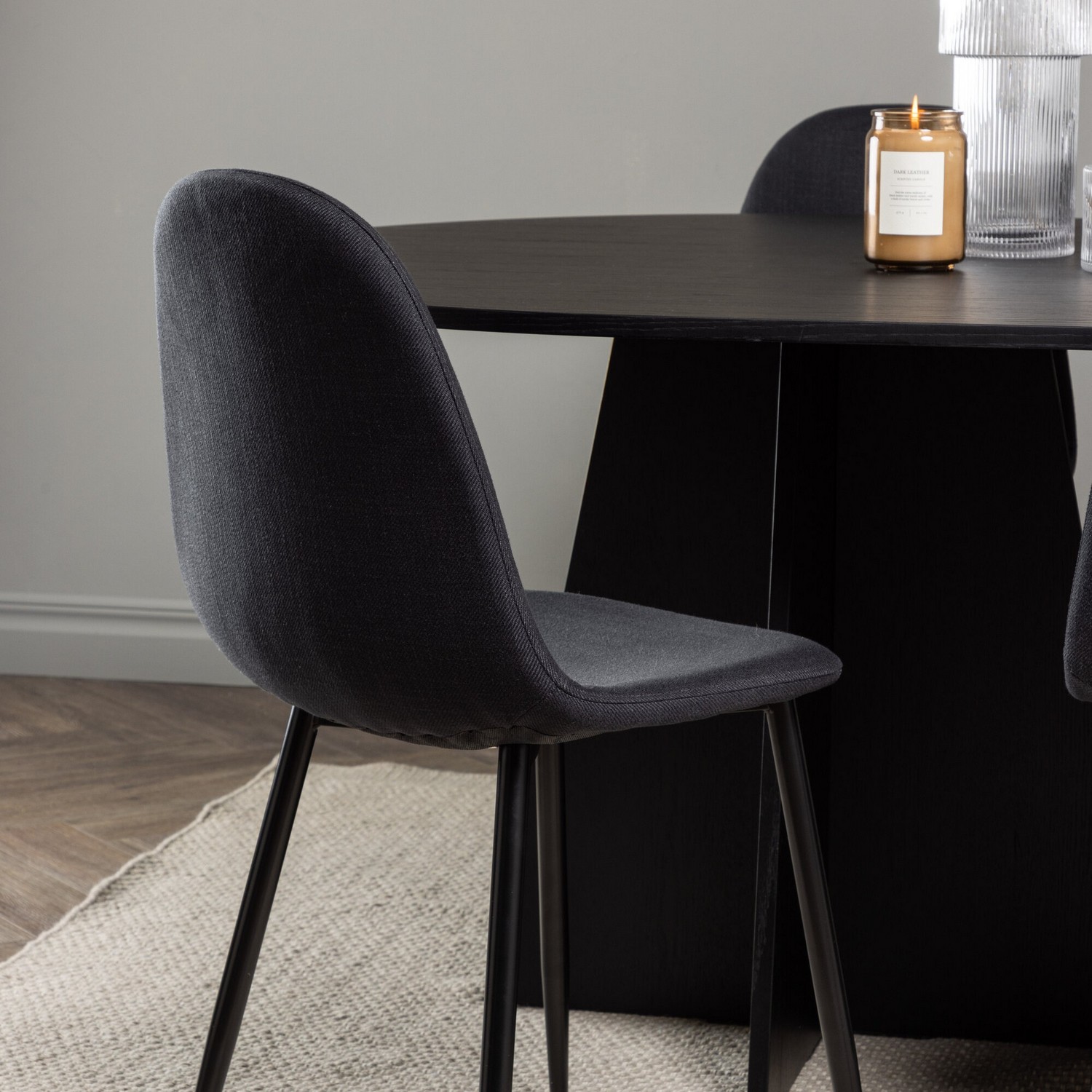 Spisegruppe Venture Home Bootcut Oval med 6 Polar Stoler