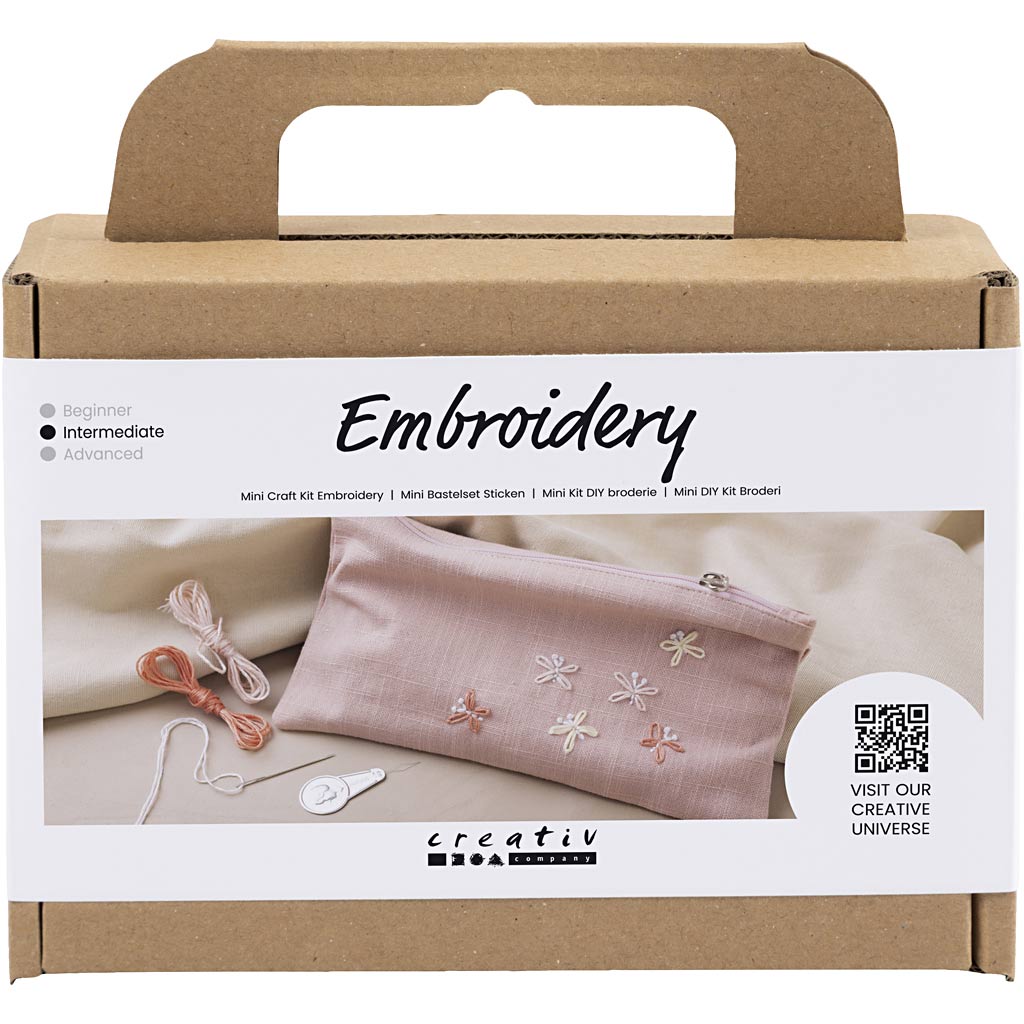 Brodering Creativ Company Mini DIY Kit Clutchveske