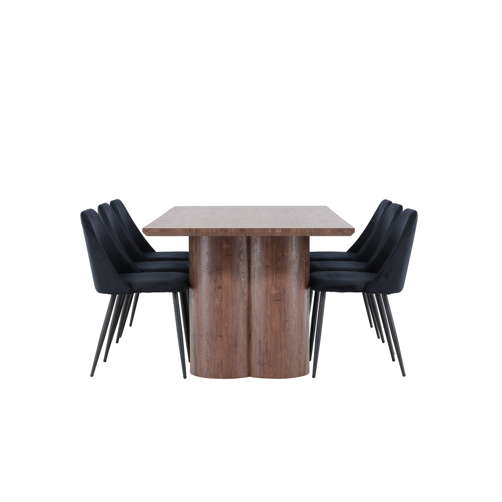 Spisegruppe Venture Home Olivia 210 med 6 stk Night Stoler