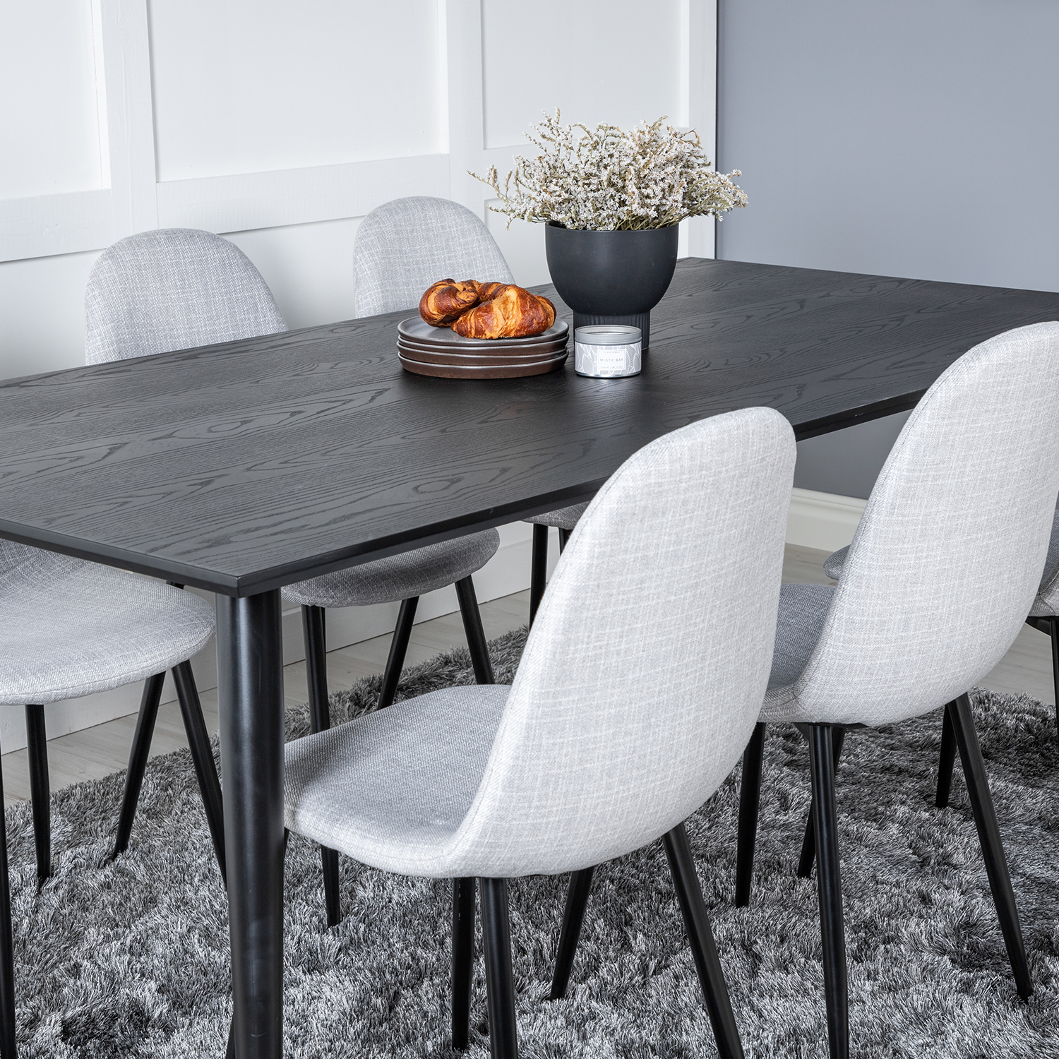 Spisegruppe Venture Home Dipp med 6 Polar Stoler