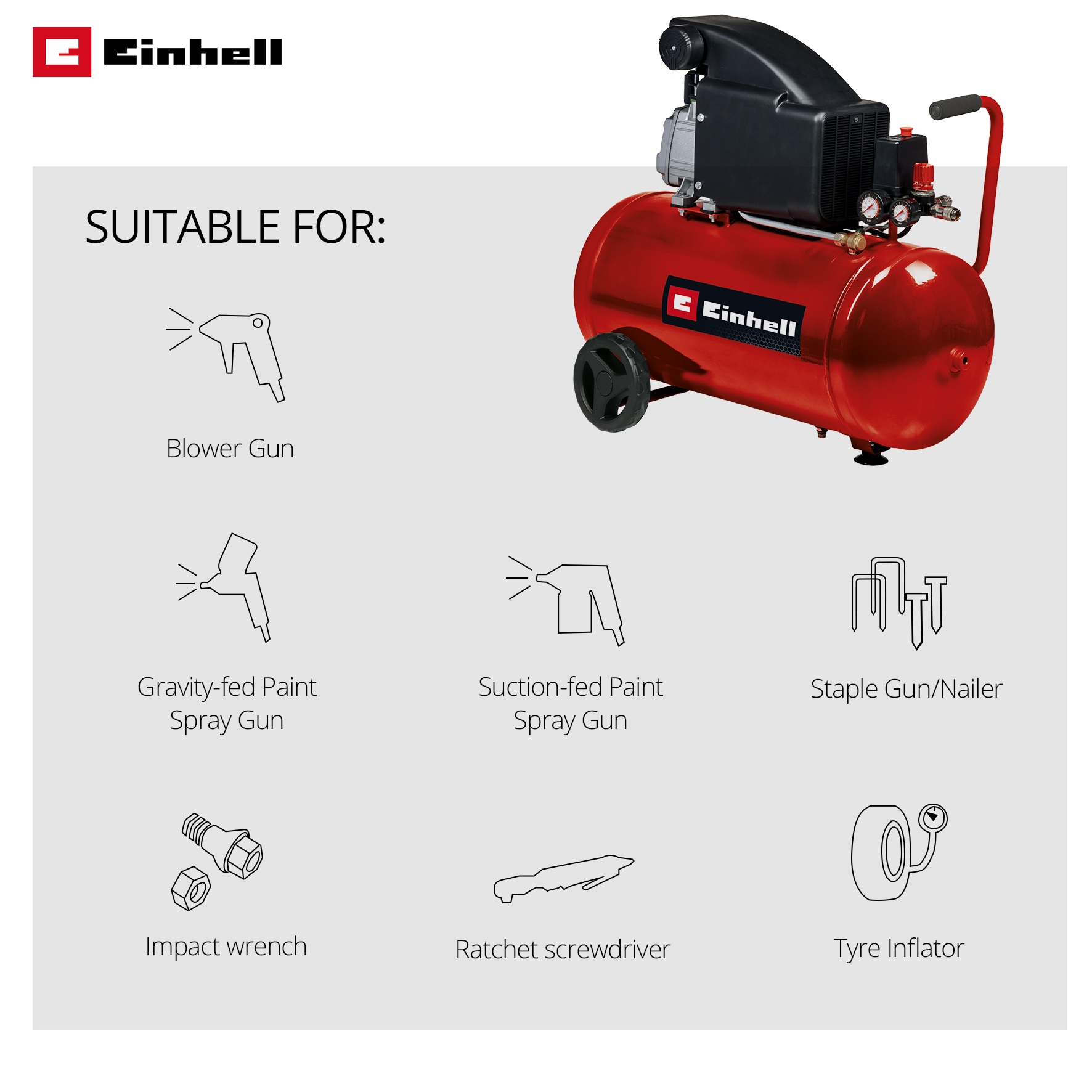Kompressor Einhell TC-AC 270/50/8