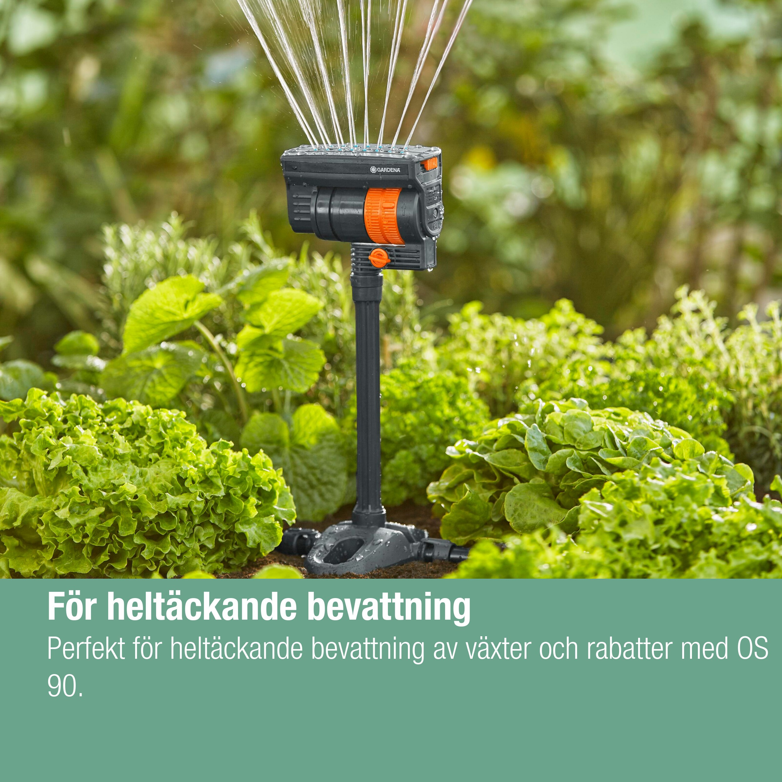 Forlengelsesrør Gardena Micro-Drip for Rektangulær Sprinkler OS 90