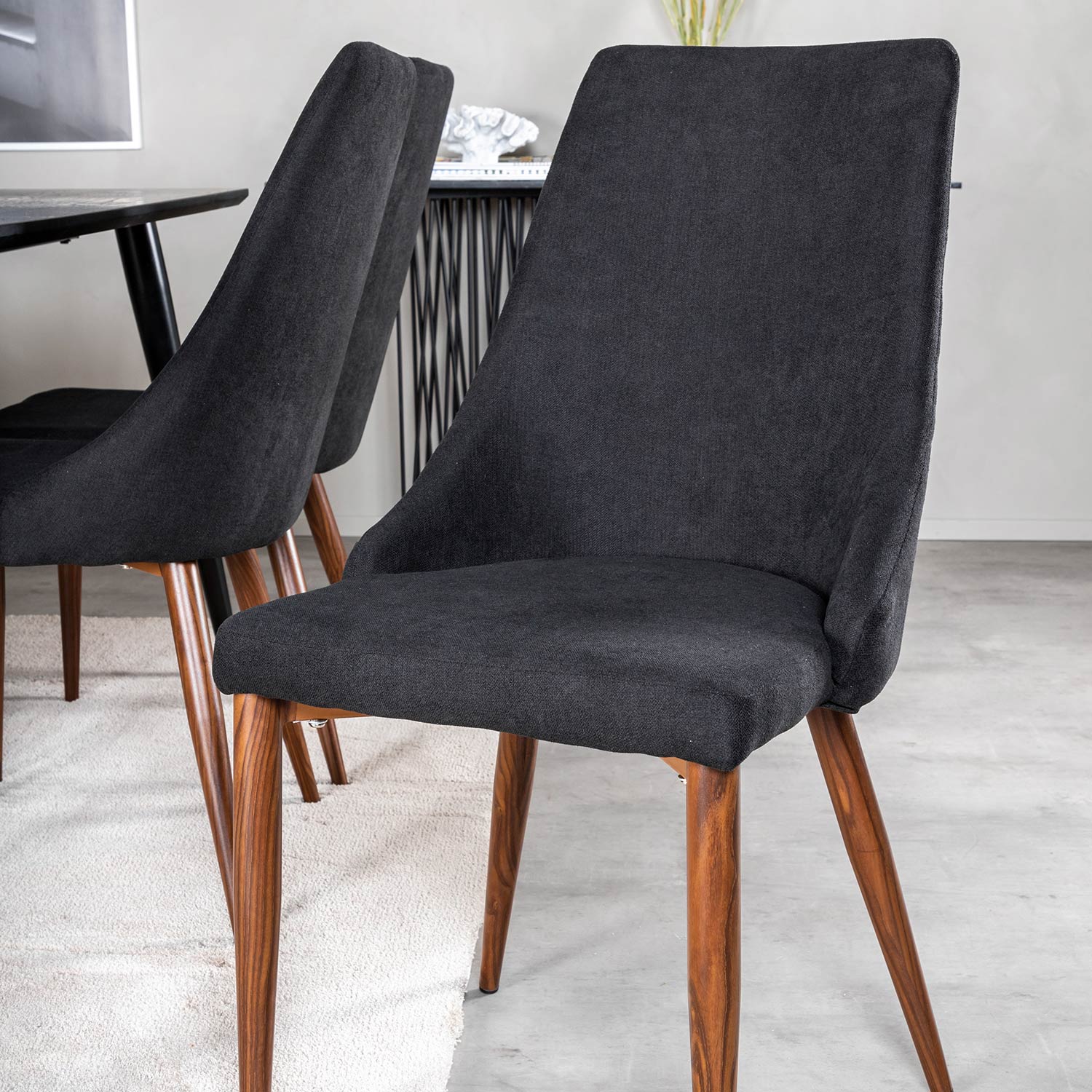 Spisegruppe Venture Home Dipp med 6 Leone Stoler