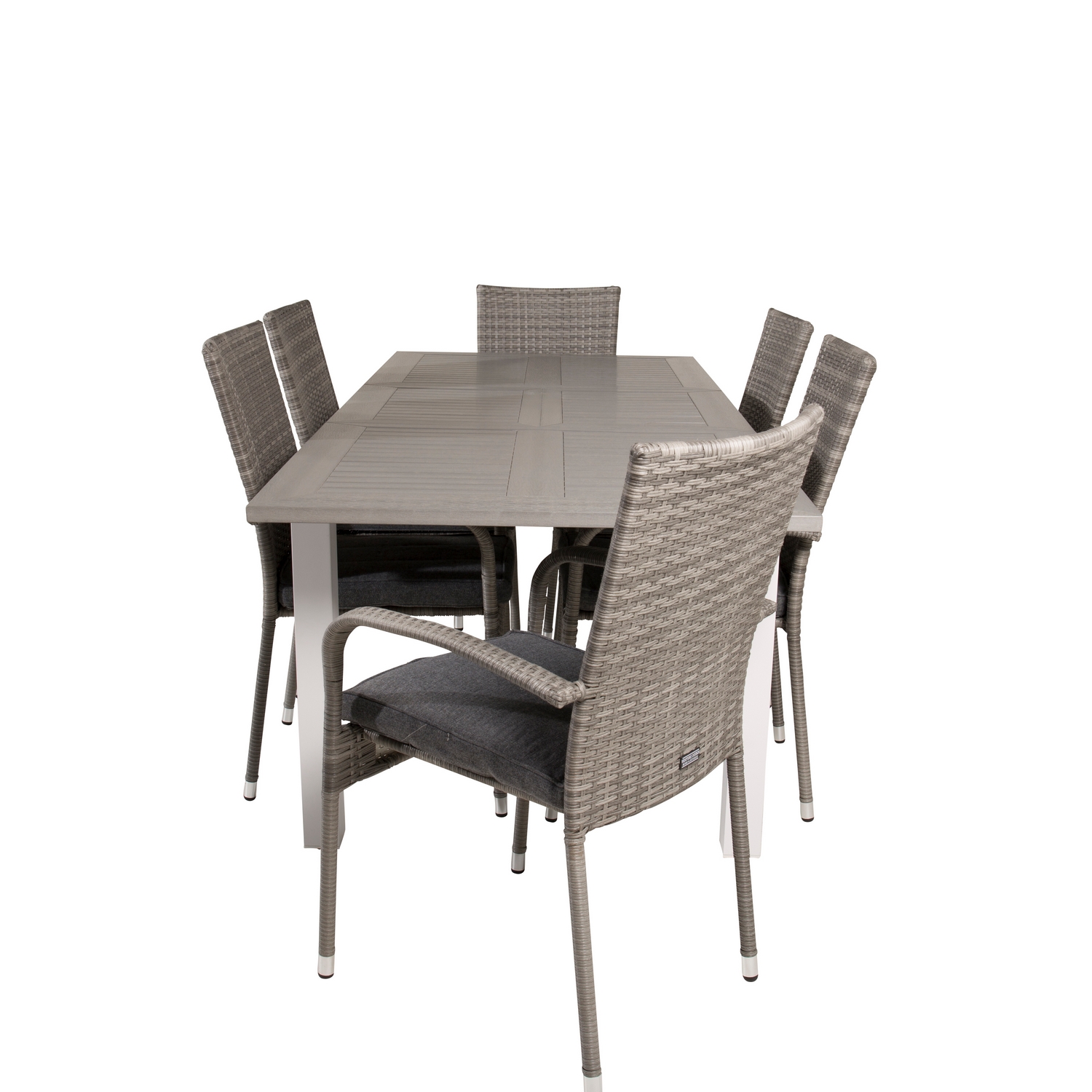 Spisegruppe Venture Home Aleyna 152/210 med 6 Asta Stoler
