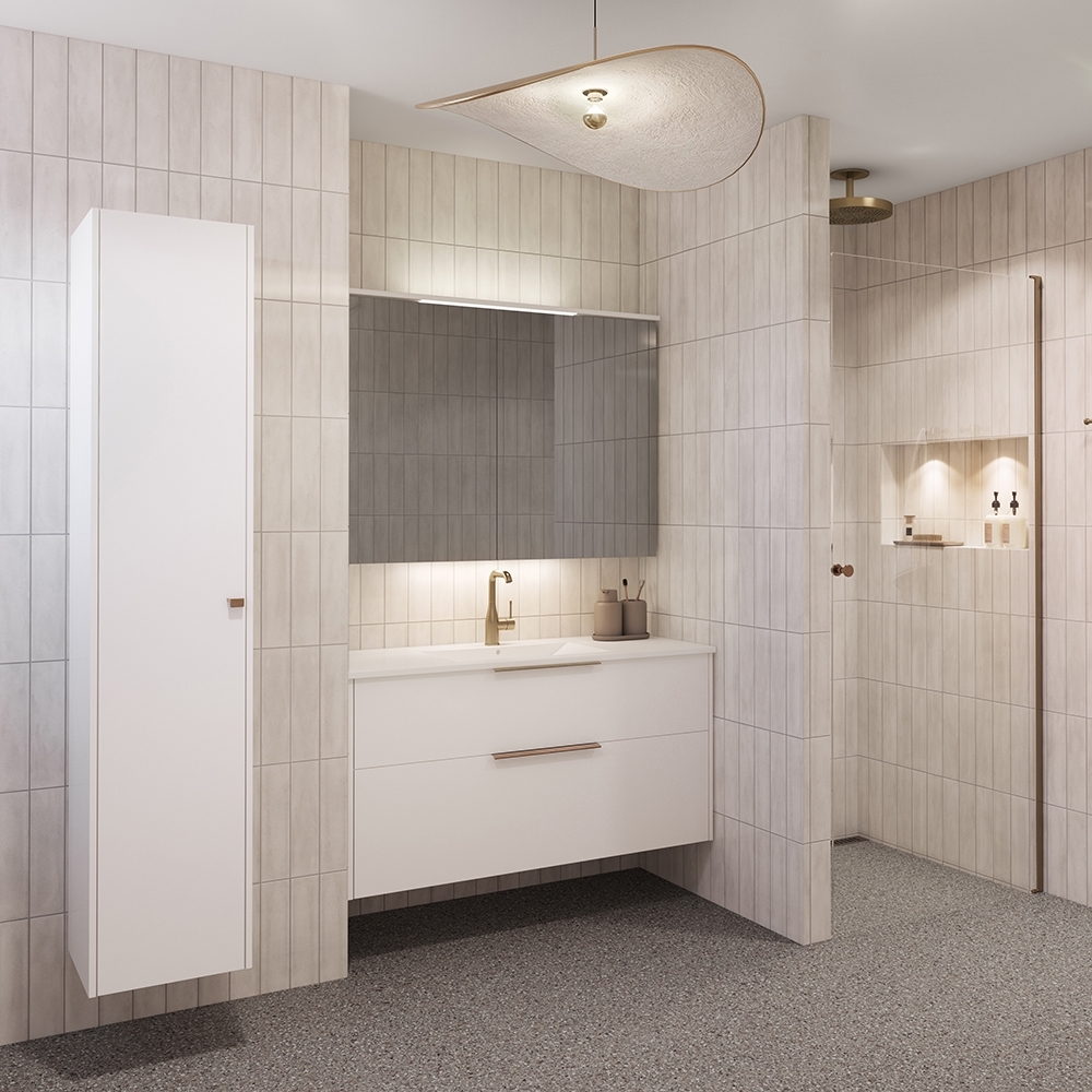 Servantskap FOSSBAD Innovent B120 for Heldekkende Servant