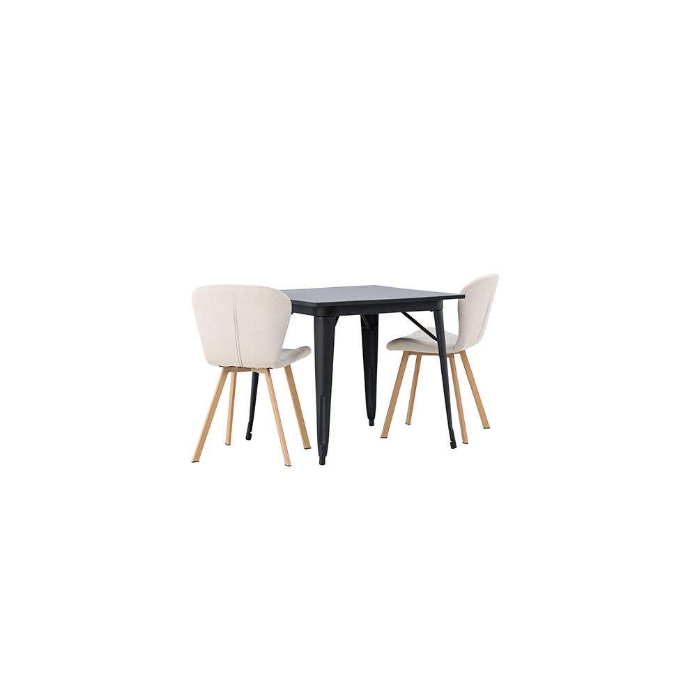 Spisegruppe Venture Home Tempe med 2 stk Lilja Stoler