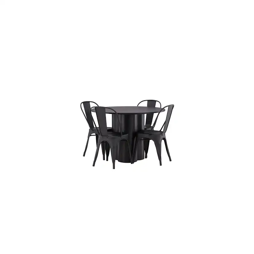 Spisegruppe Venture Home Olivia med 4 Tempe Stoler