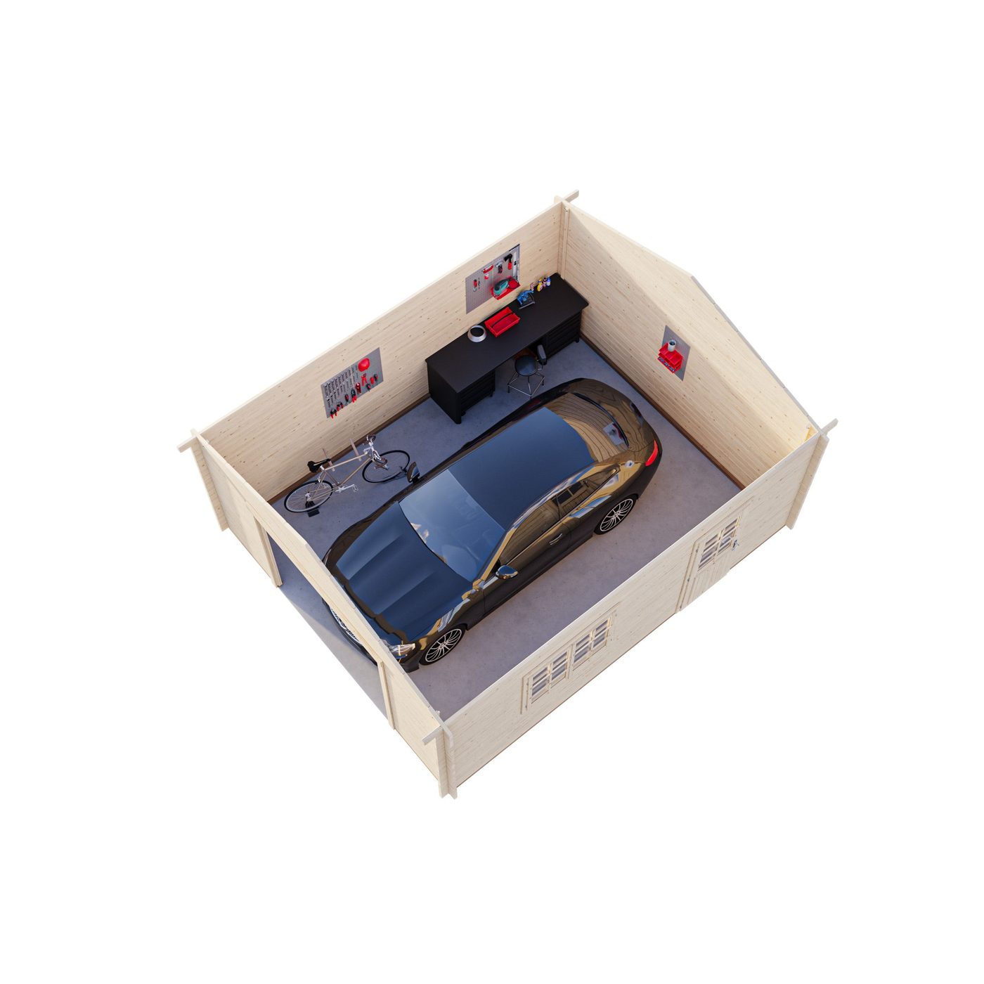 Garasje Palmako Roger 23,9 m2 uten Port