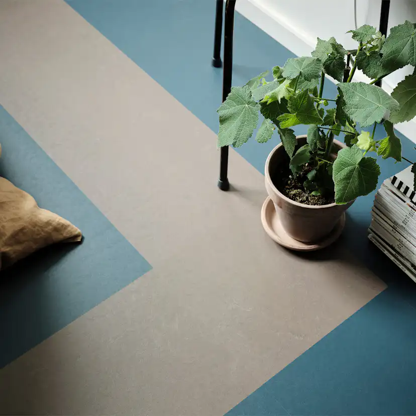 Linoleumsgulv Forbo Marmoleum Click Petrol 30x30 cm