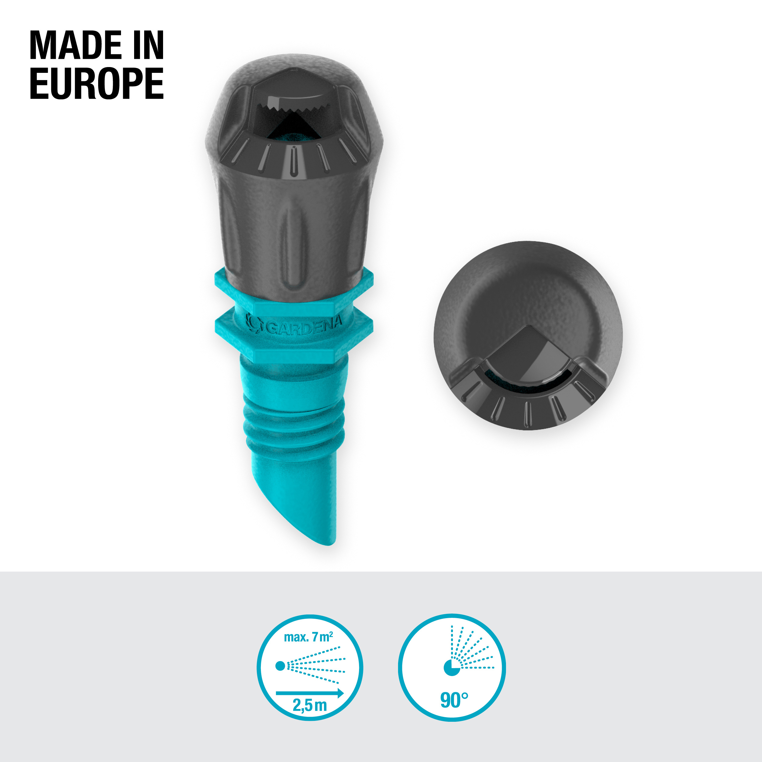 Sprederdyse Gardena Micro 90°