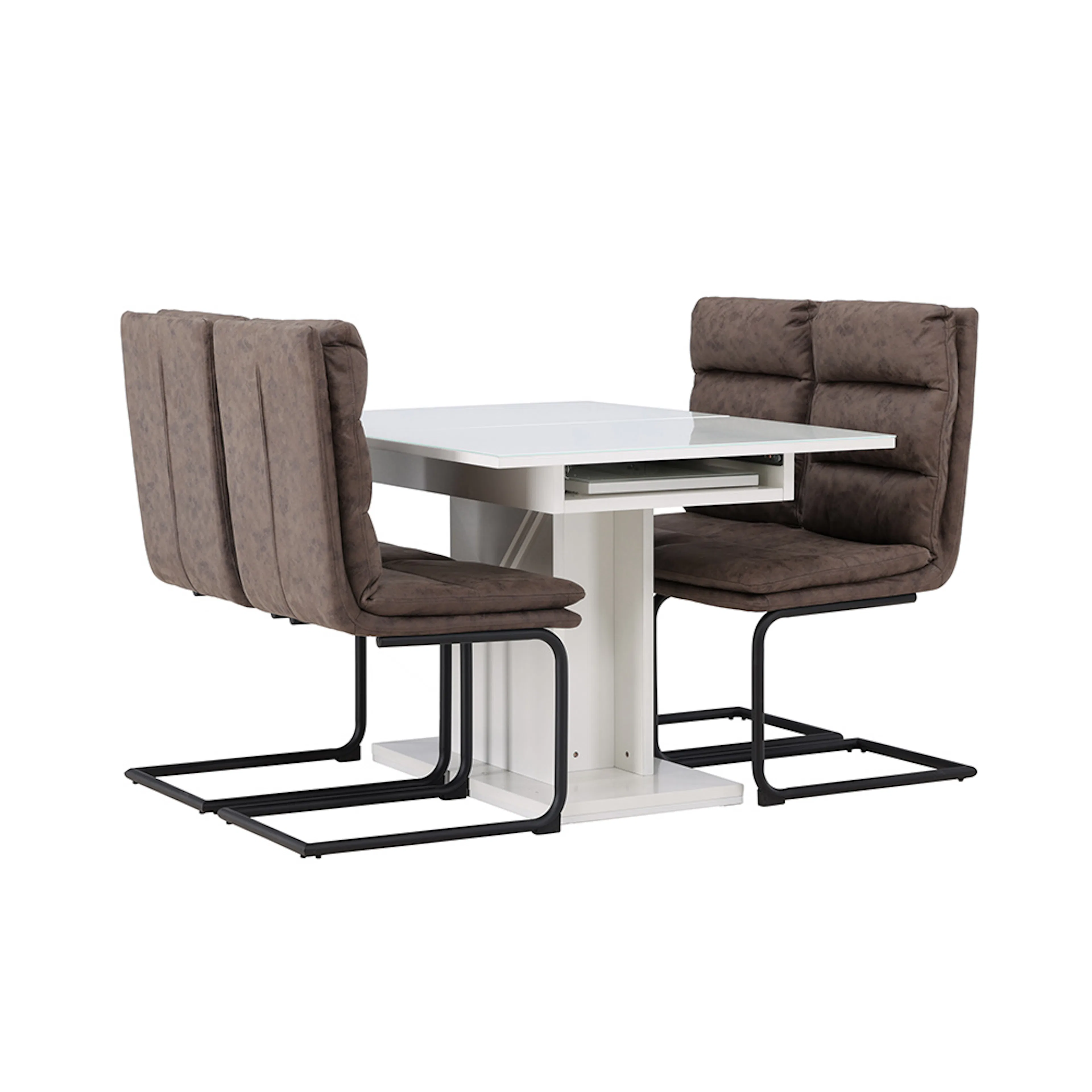 Spisegruppe Venture Home Pluto med 4 Zizo Stoler