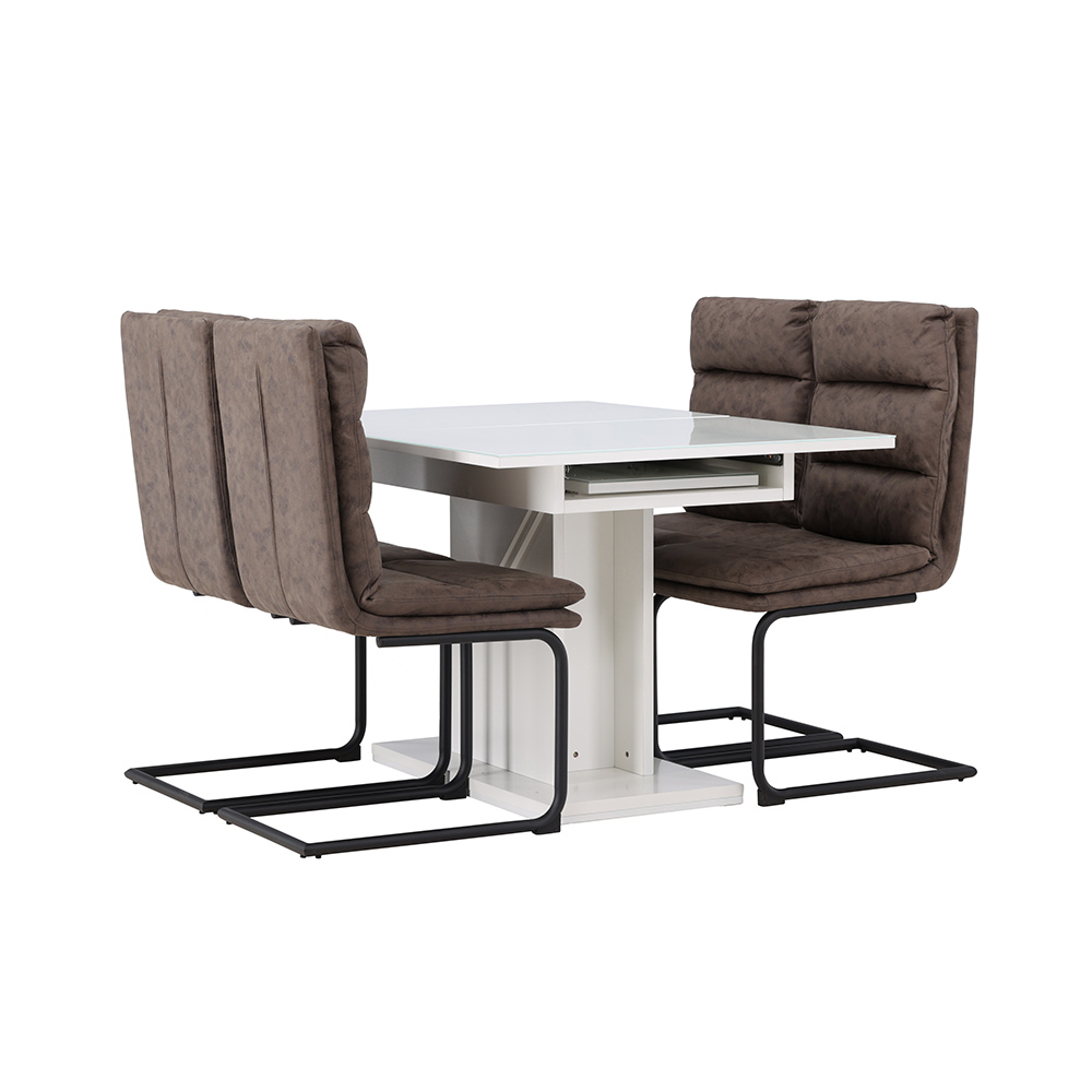 Spisegruppe Venture Home Pluto med 4 Zizo Stoler