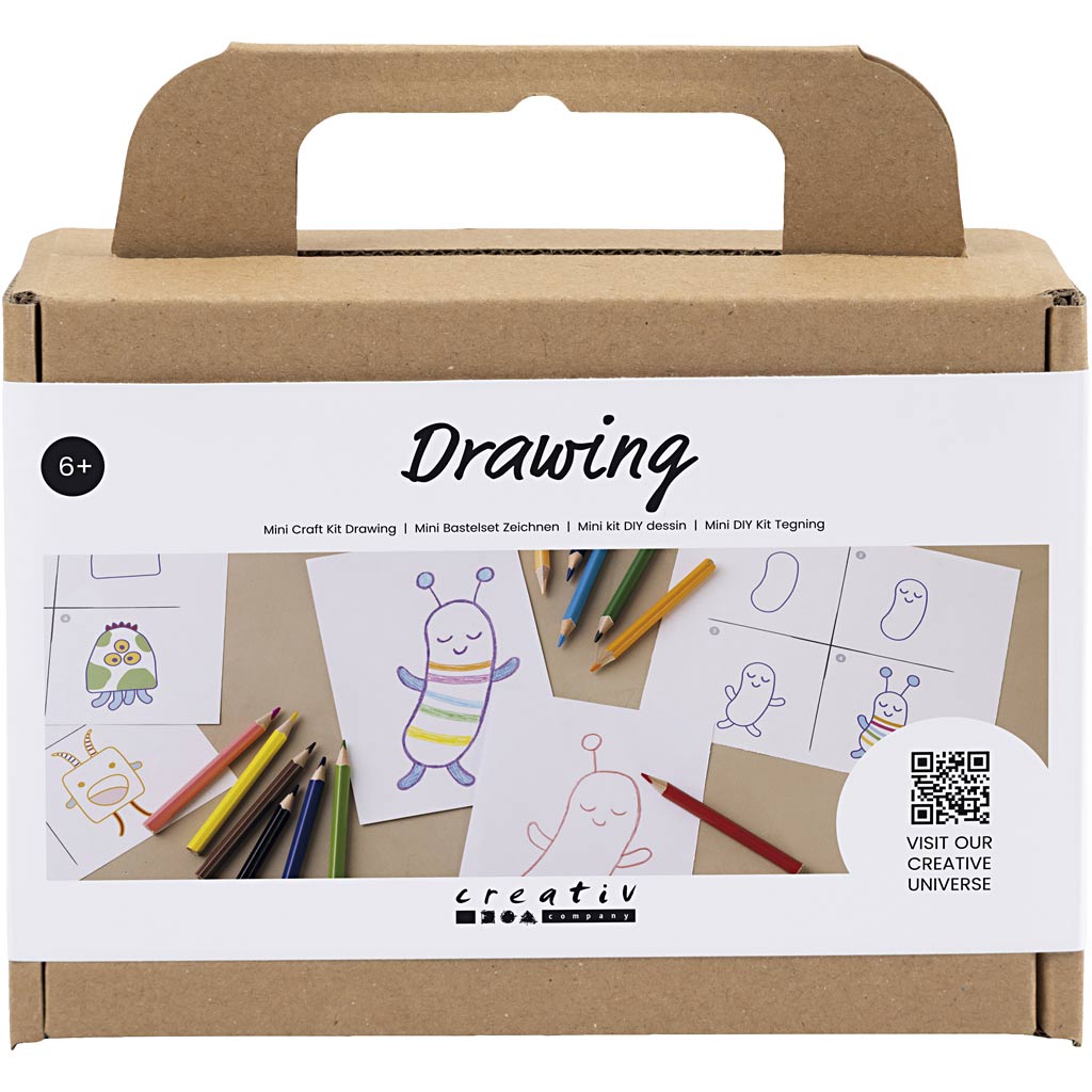 Tegne Creativ Company Mini DIY Kit Monster