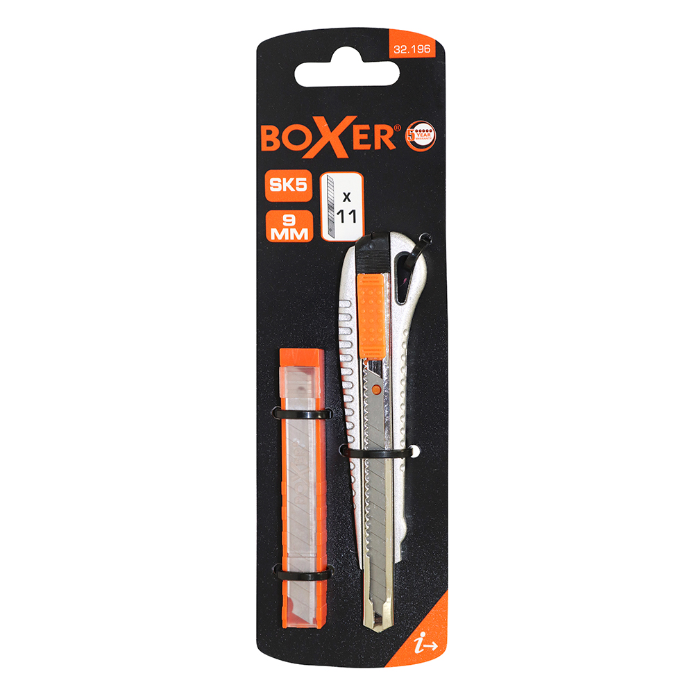 Hobbykniv Boxer Inkl. 10 Ekstra Knivblader