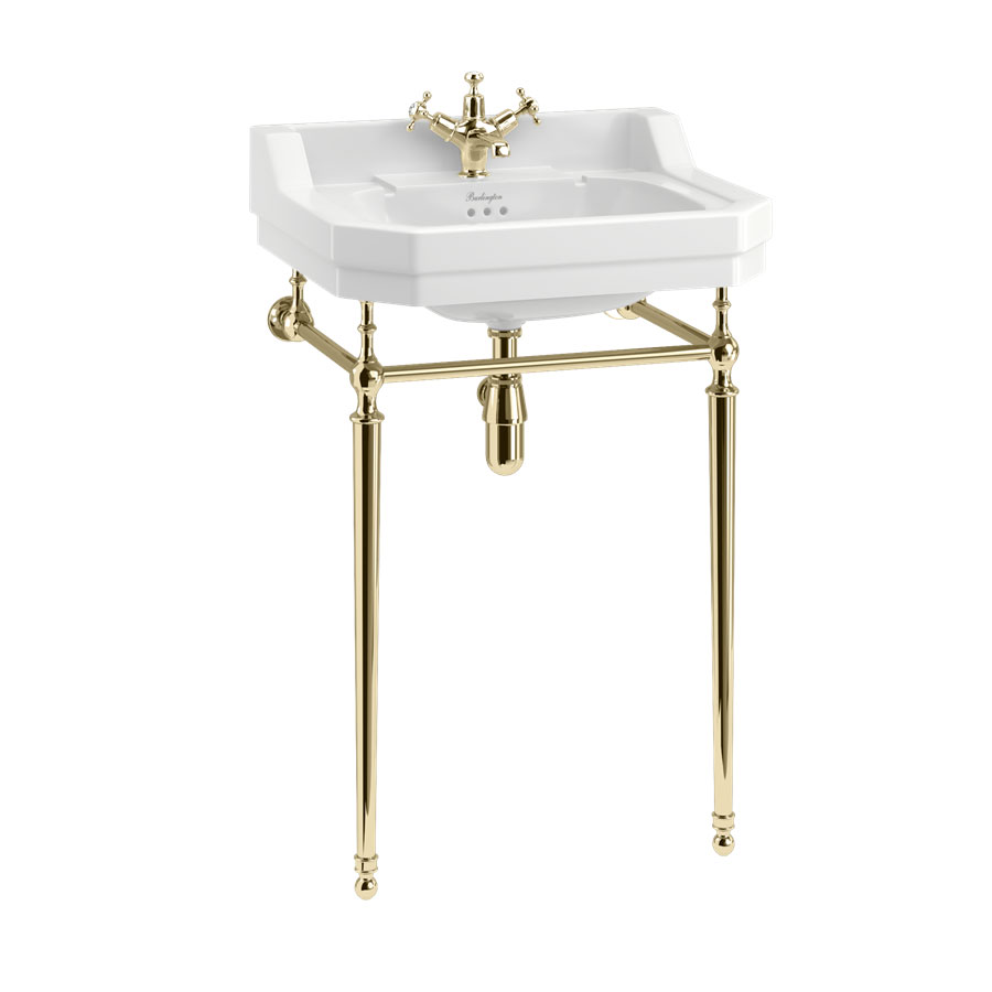 Tv&auml;ttst&auml;ll Burlington Edwardian med Handfatsst&auml;ll 560 mm
