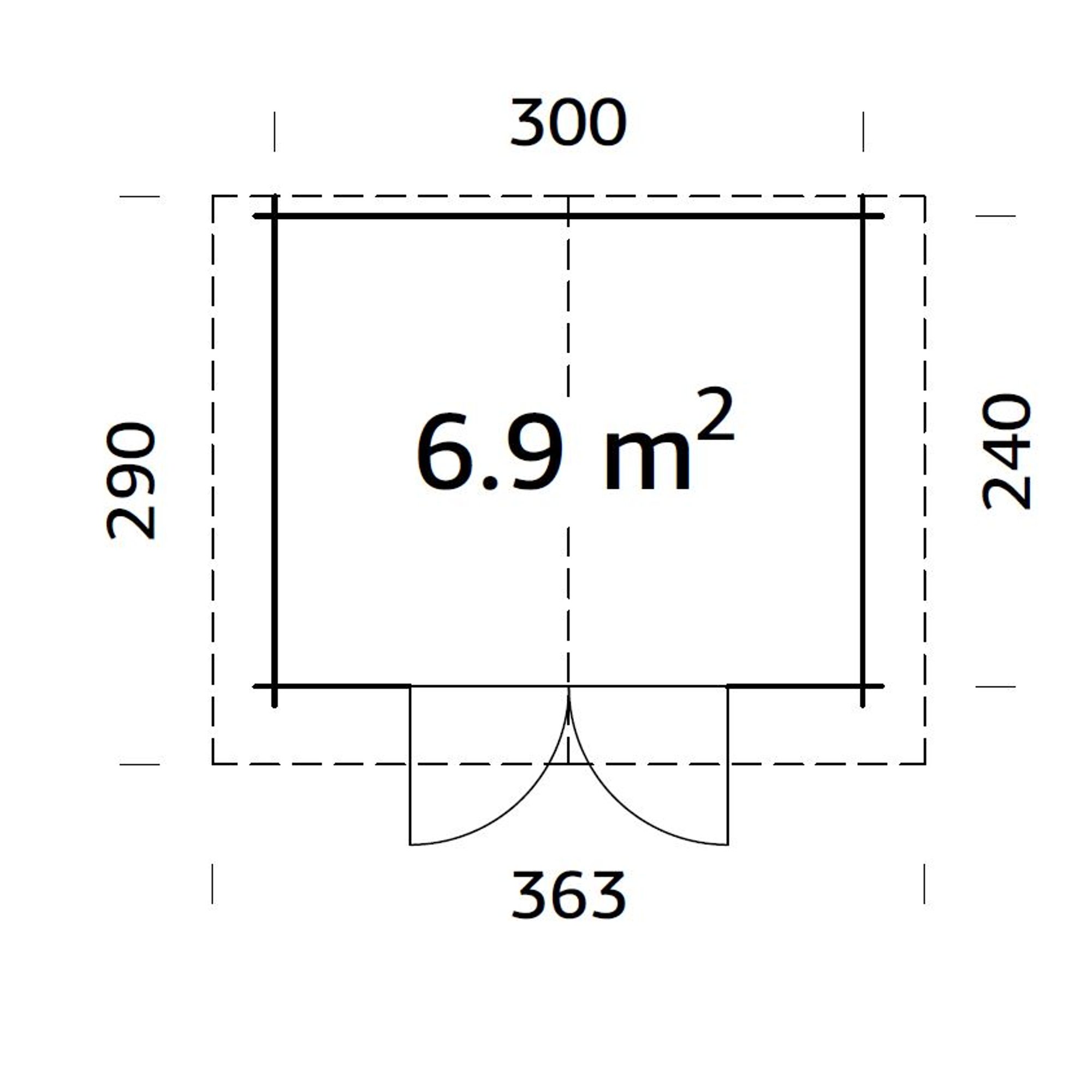 Gjestehytte Palmako Vivian 6,9 M2