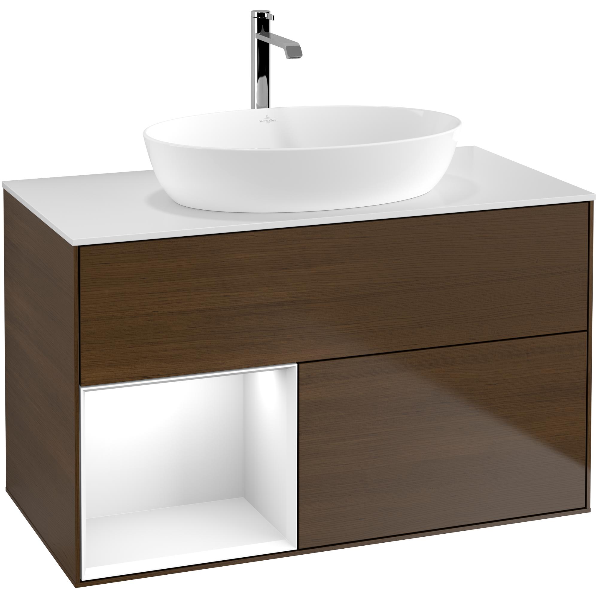 Tvättställsskåp Villeroy & Boch Finion med 2 Lådor Hylla och Bänkskiva för Fristående Tvättställ från Artis & Collaro
