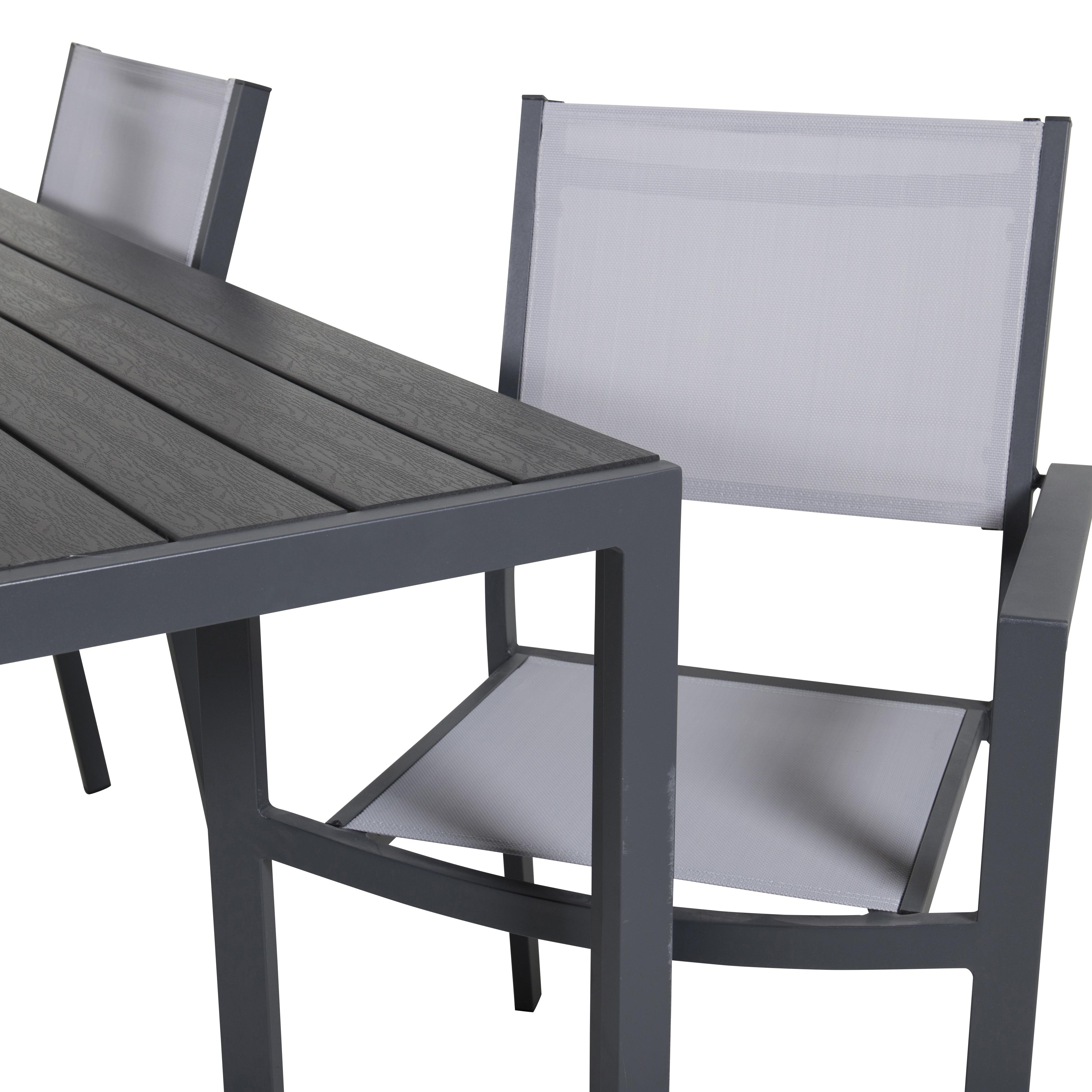Spisegruppe Venture Home Bront 150 med 4 Copacabana Lenestoler