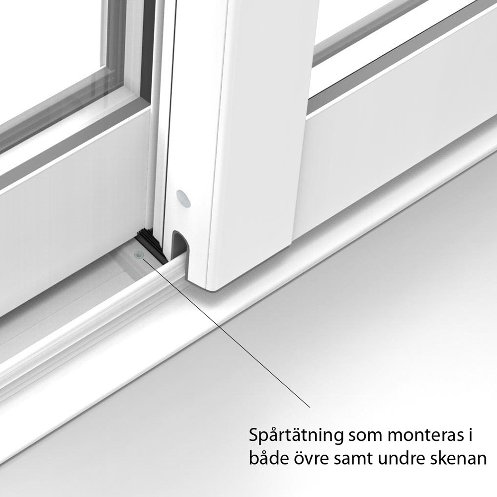 Skyvevindu Landskap Robust Helårs 2-delt