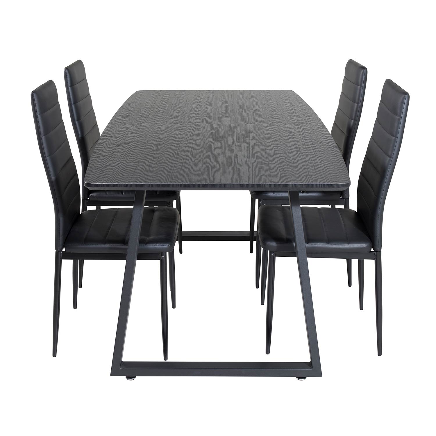 Spisegruppe Venture Home Ina med 4 Sly Stoler Kunstlær