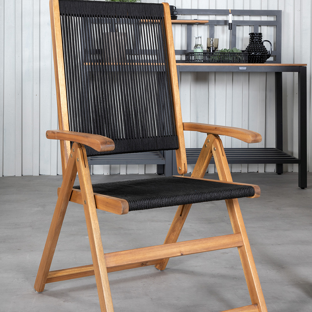 Spisegruppe Venture Home Bois med 6 Lumi Stoler