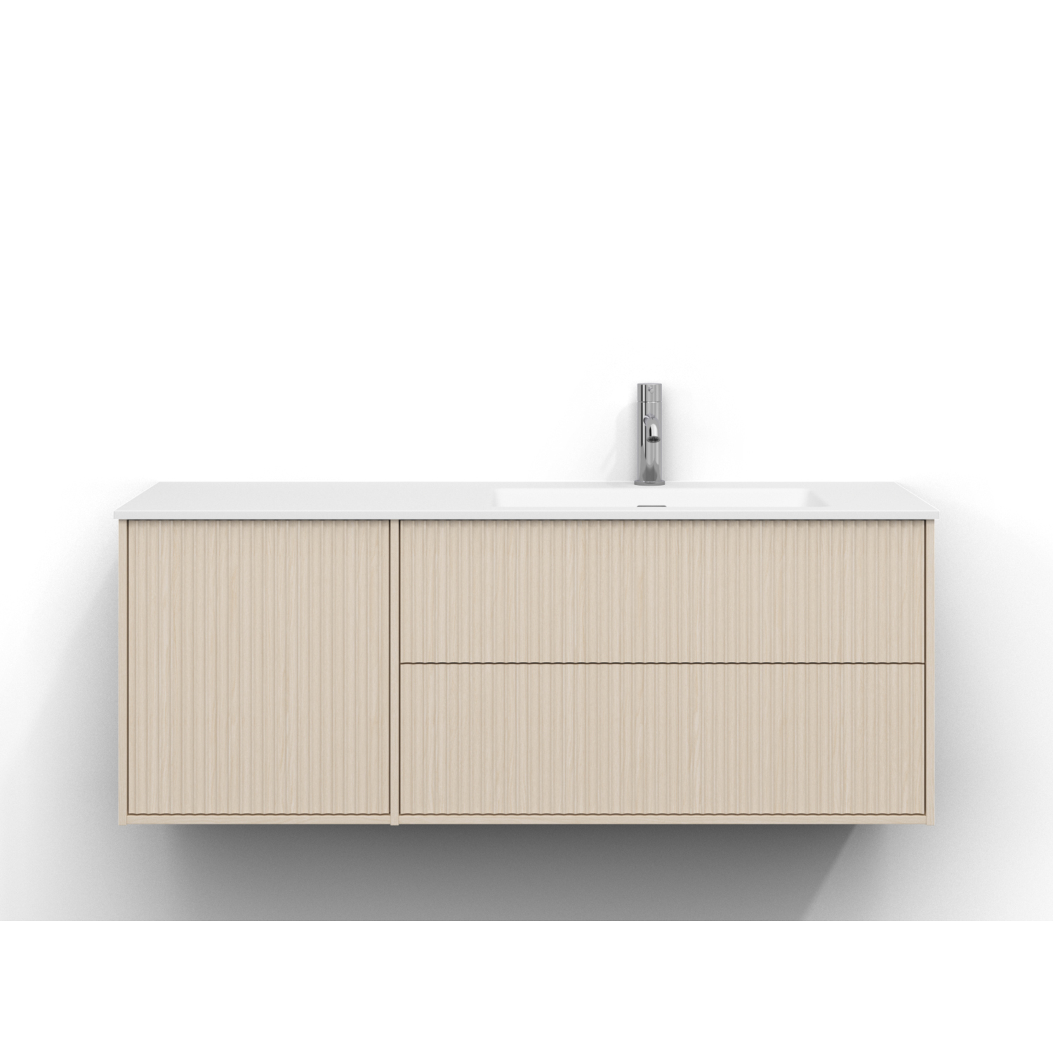 Tvättställsskåp Svedbergs Epos 120x45 med 2+1 Lådor