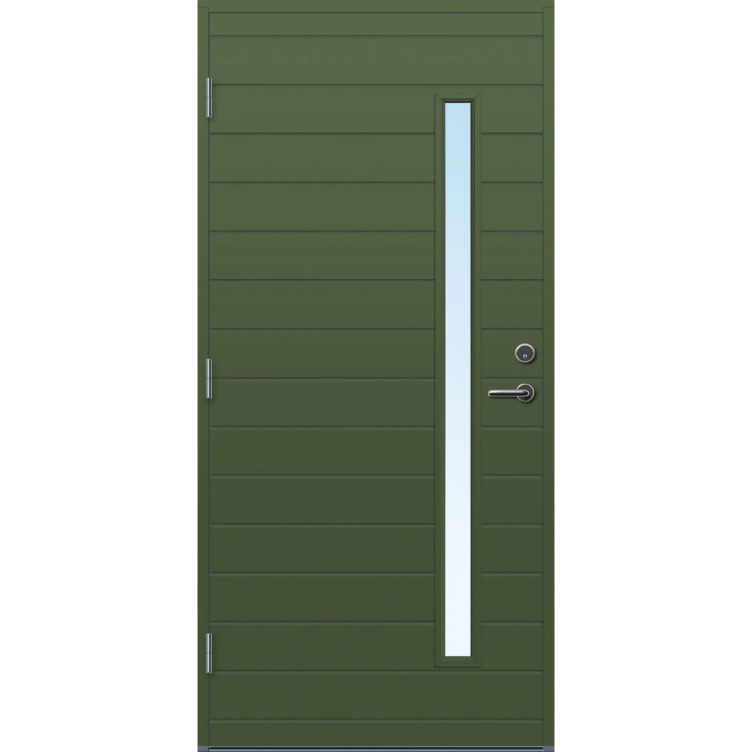 DØR YD SOTRA 11X21V GRØNN BxH: 110x210 cm, Venstre, NCS S-6020-G30Y, Grønn