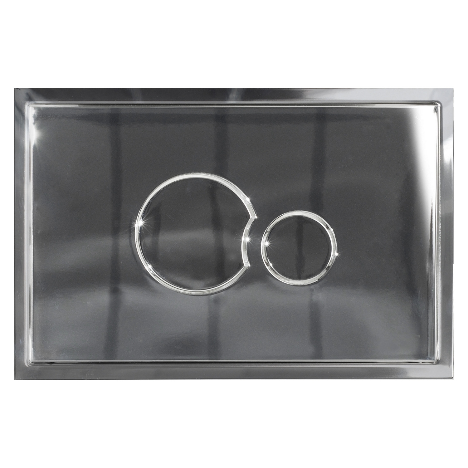 Spolknapp Arredo Inbyggnads SK706 Krom/Krom Krom