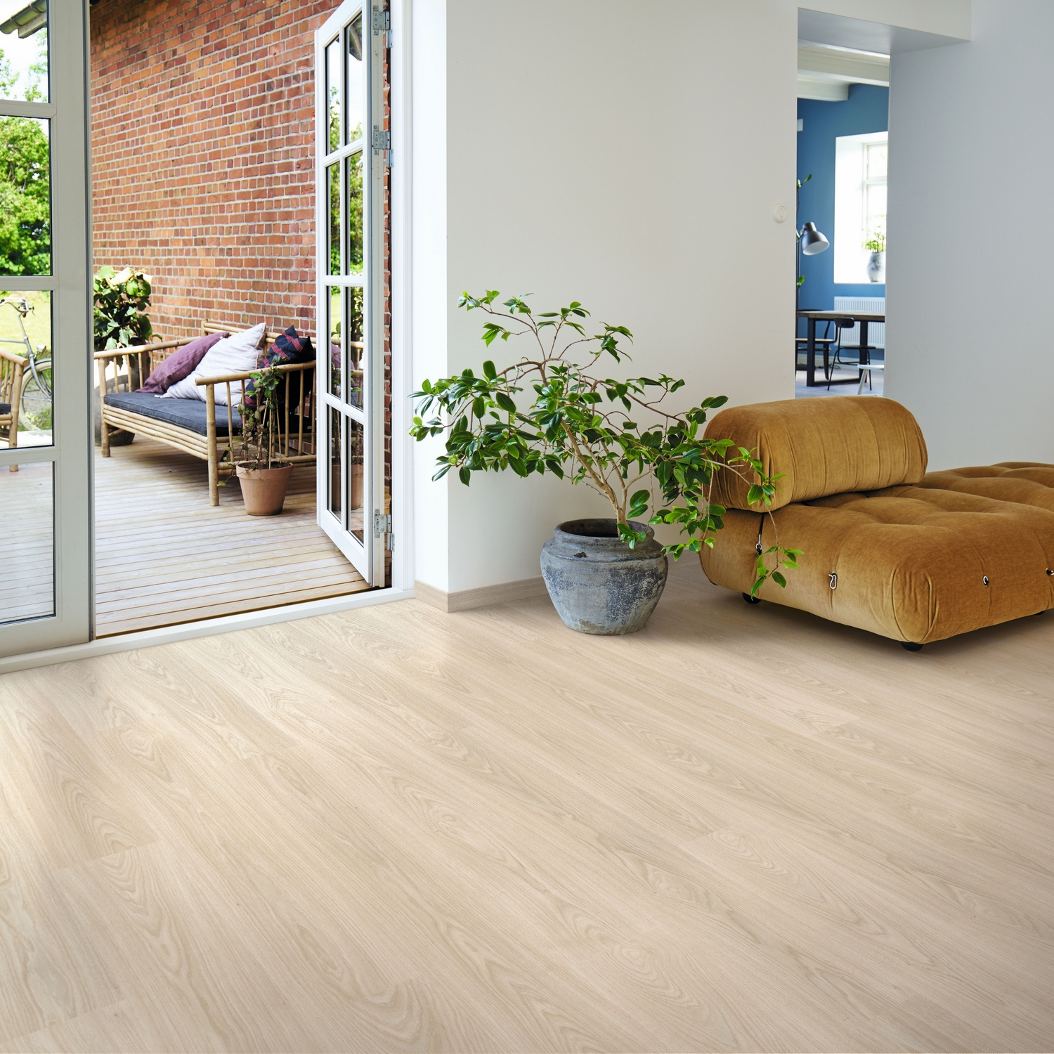 Laminatgulv Pergo Perstorp Natural Beige Oak