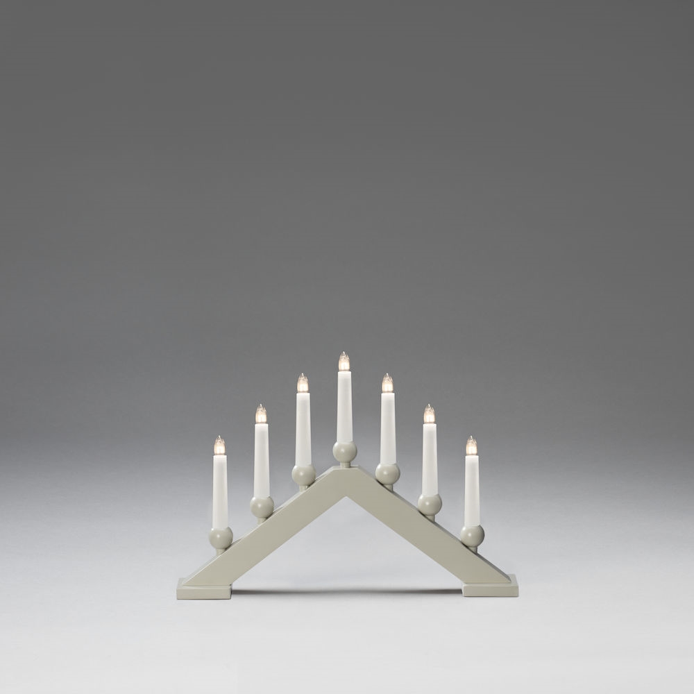 Adventstake Gnosjö Konstsmide 7 Lys Tre