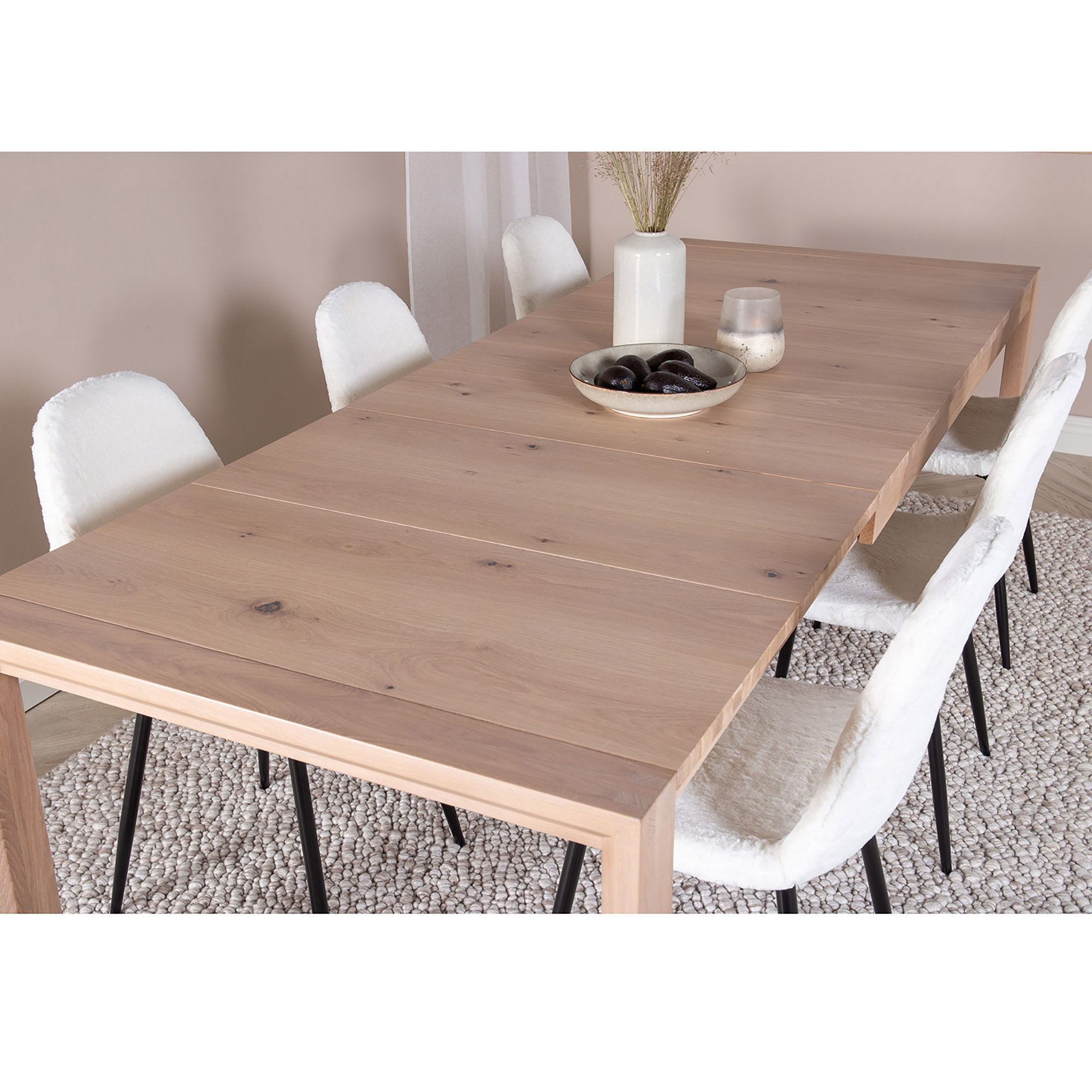 Spisegruppe Venture Home Shy med 6 Pooya Stoler