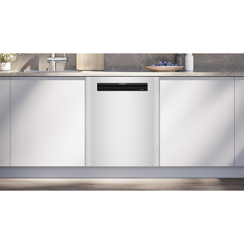 Underbygd Oppvaskmaskin Siemens iQ500 SN15ZW01CS Vit med Smart Uppkoppling