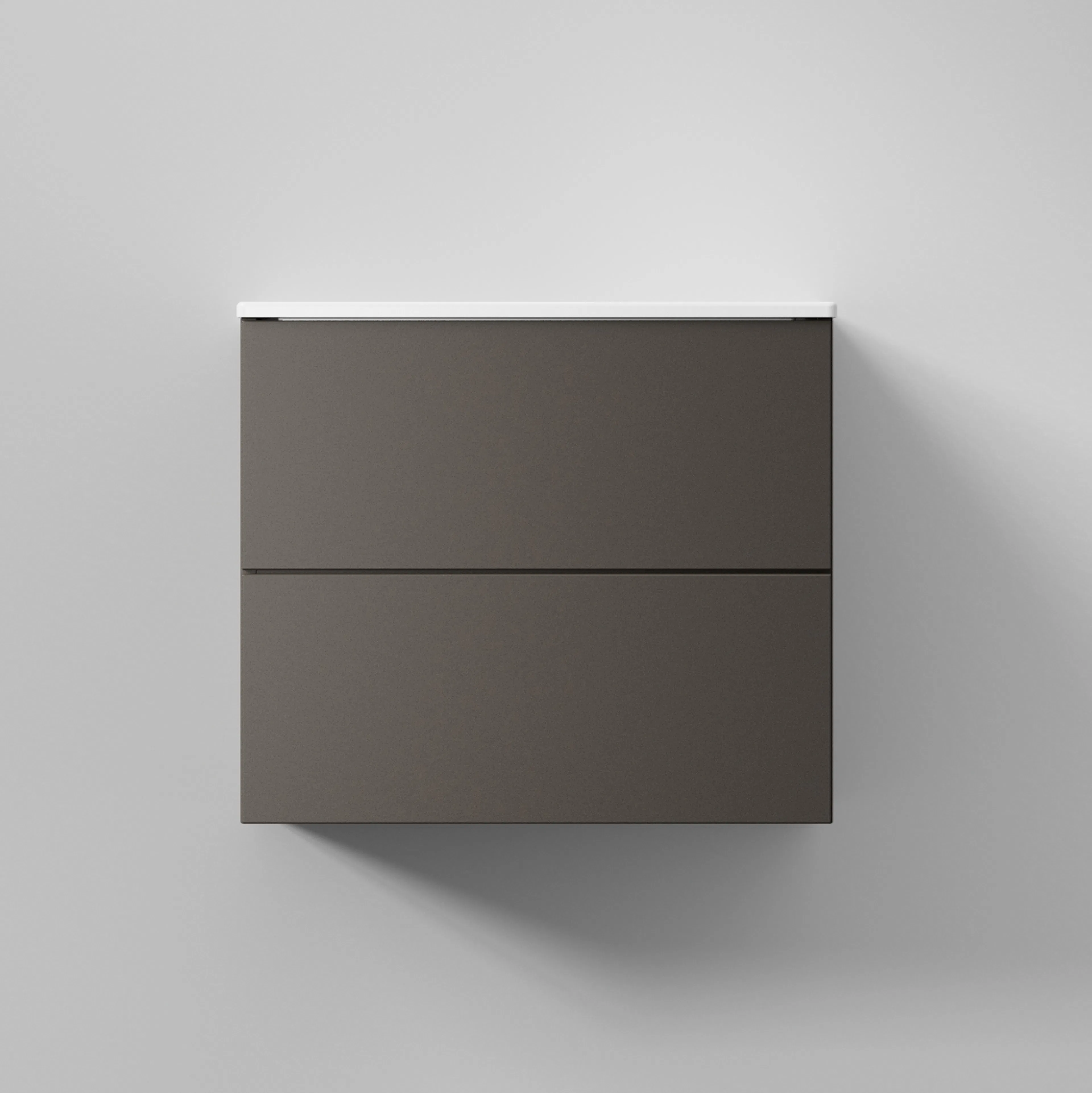 Kommod Core XS Solid 60 Carbon Grey, 2 Lådor Carbon Grey, 585x390x500 mm